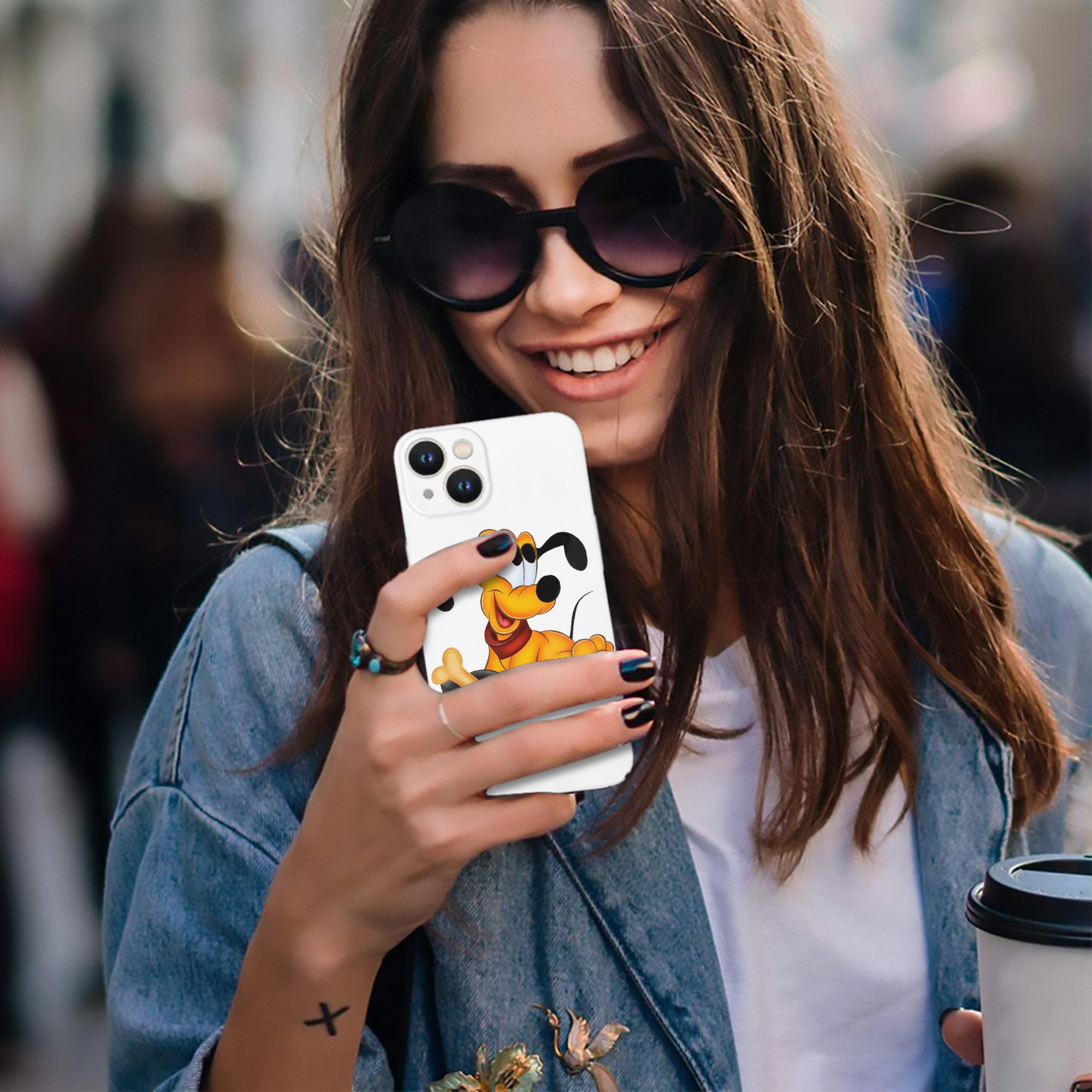 （画像用） ミッキーマウス Mickey Mouse 【iPhone 14シリーズ対応】ハードケース