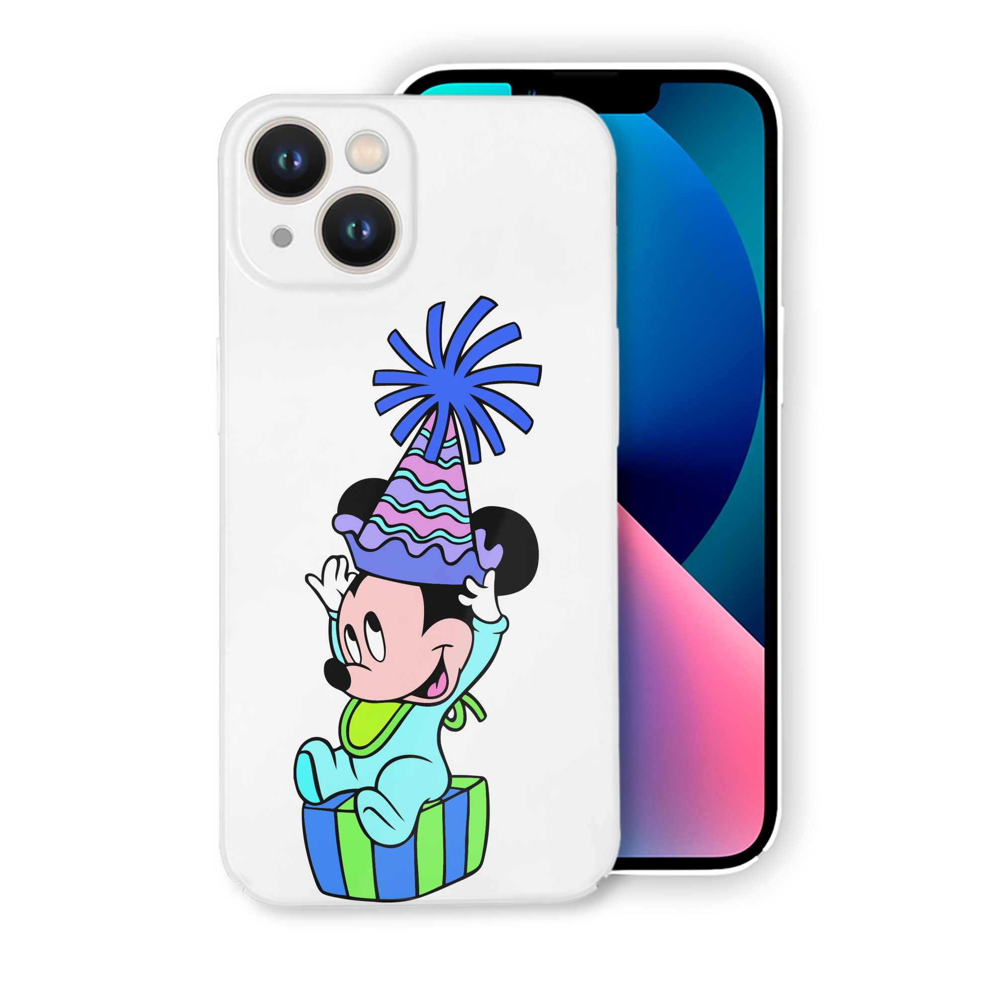 （画像用） ミッキーマウス Mickey Mouse 【iPhone 14シリーズ対応】ハードケース