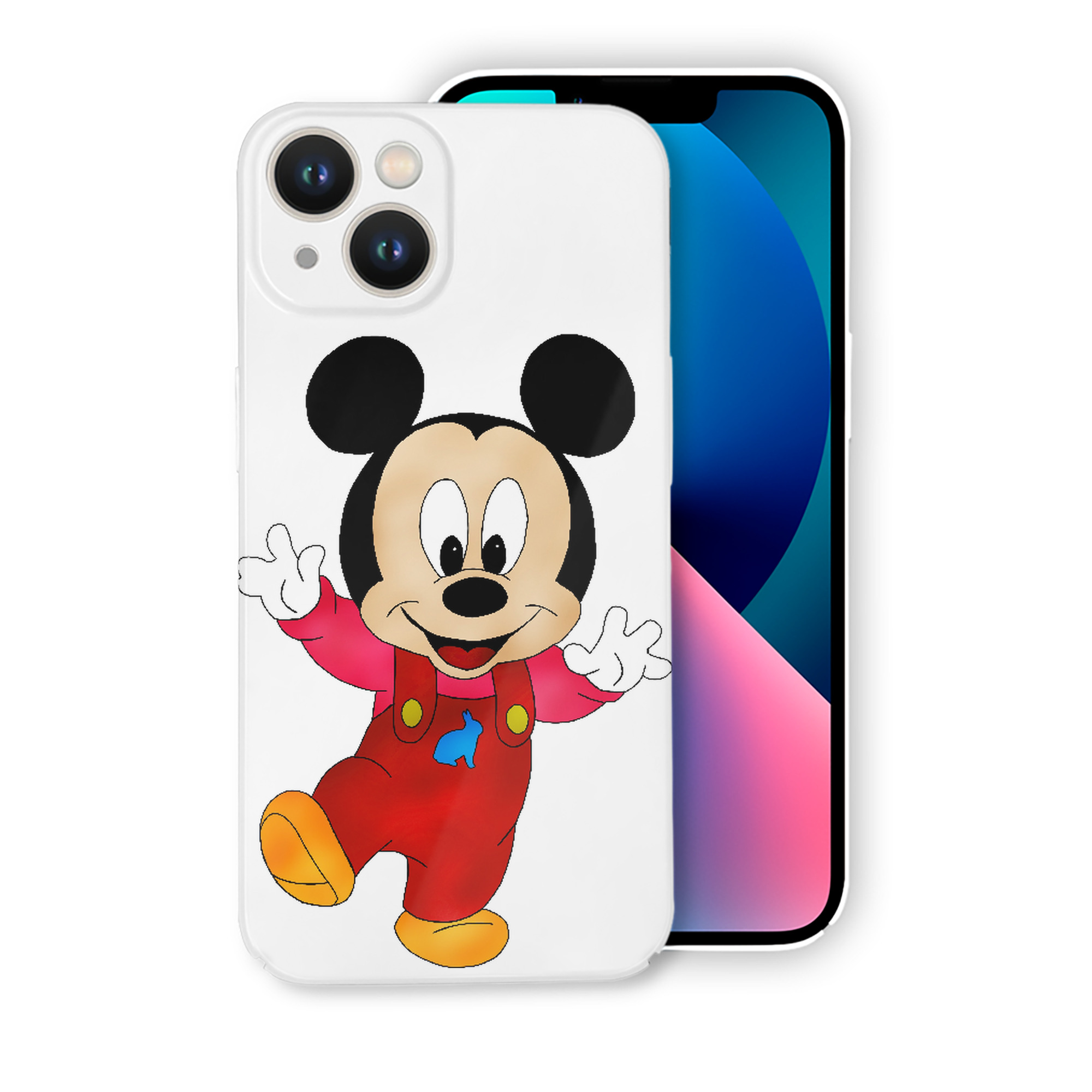 （画像用） ミッキーマウス Mickey Mouse 【iPhone 14シリーズ対応】ハードケース