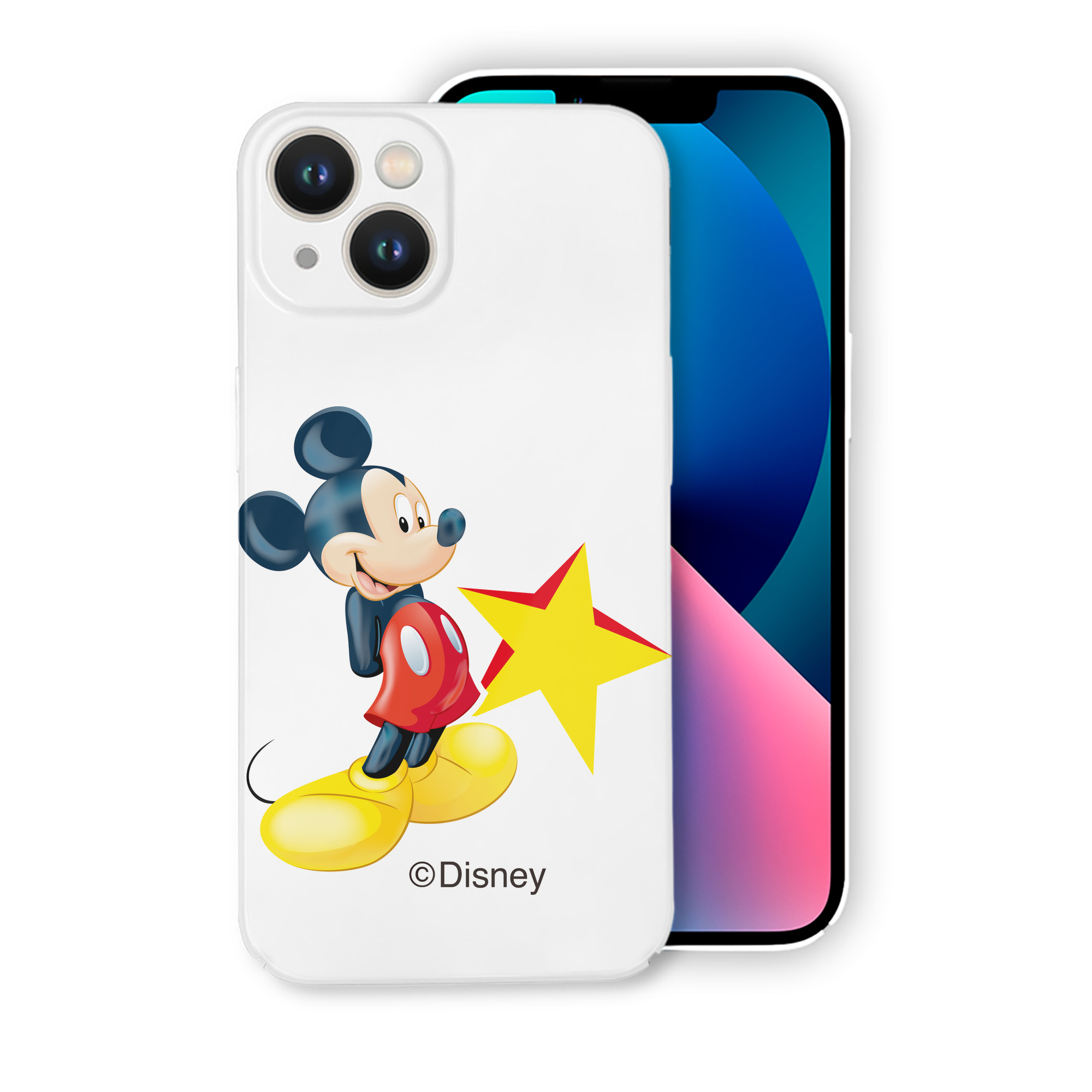 （画像用） ミッキーマウス Mickey Mouse 【iPhone 14シリーズ対応】ハードケース