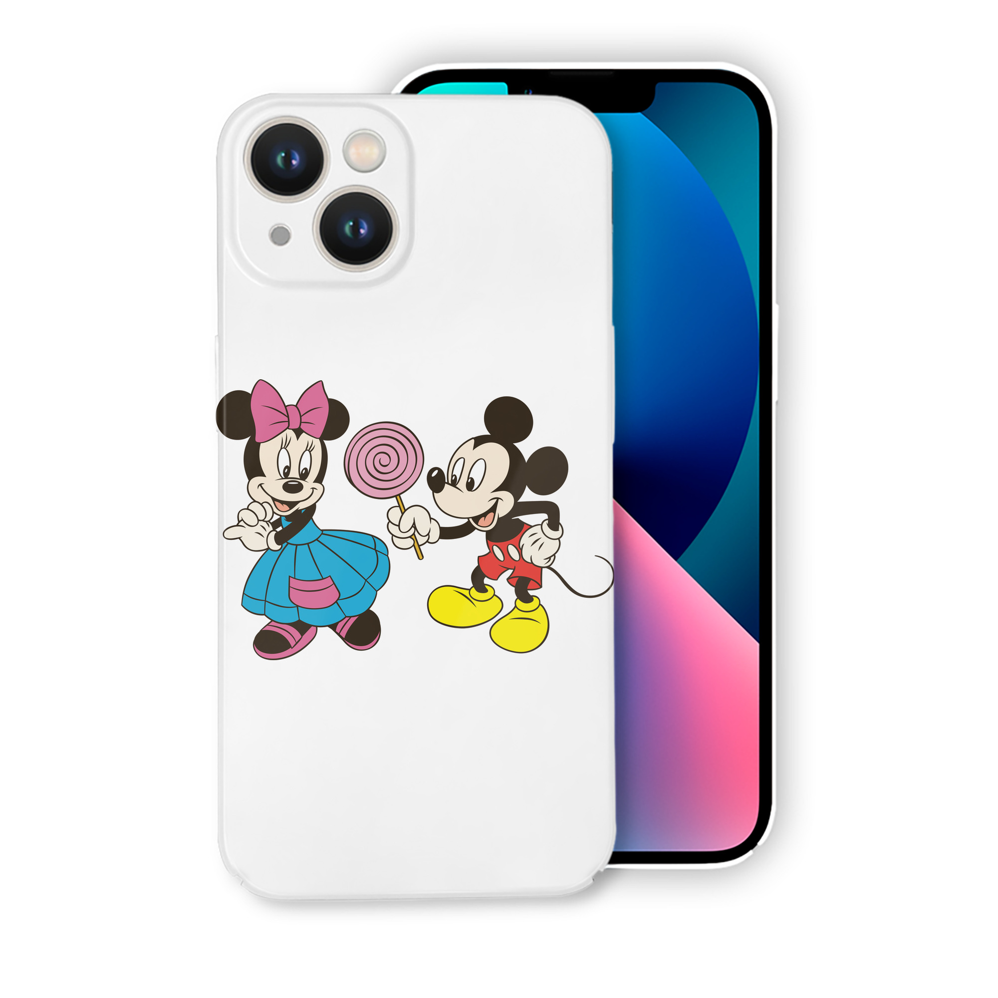 （画像用） ミッキーマウス Mickey Mouse 【iPhone 14シリーズ対応】ハードケース