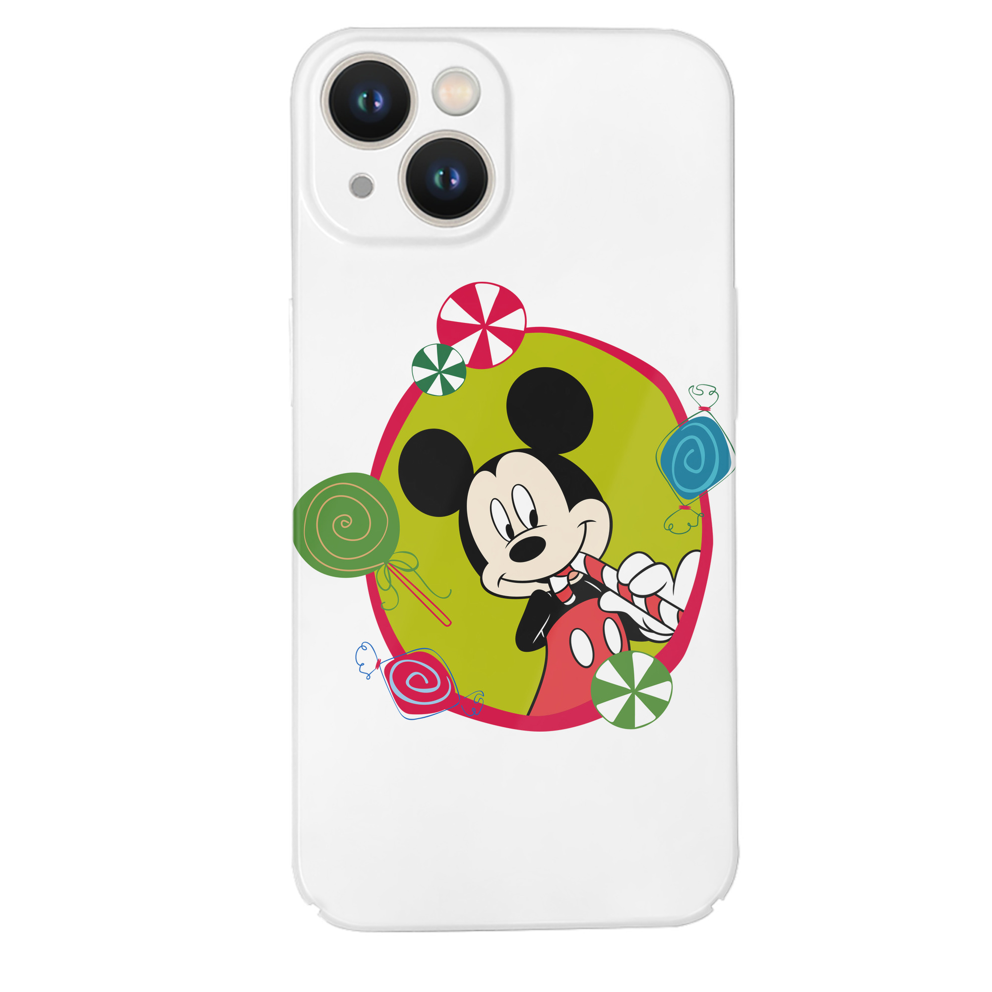 （画像用） ミッキーマウス Mickey Mouse 【iPhone 14シリーズ対応】ハードケース