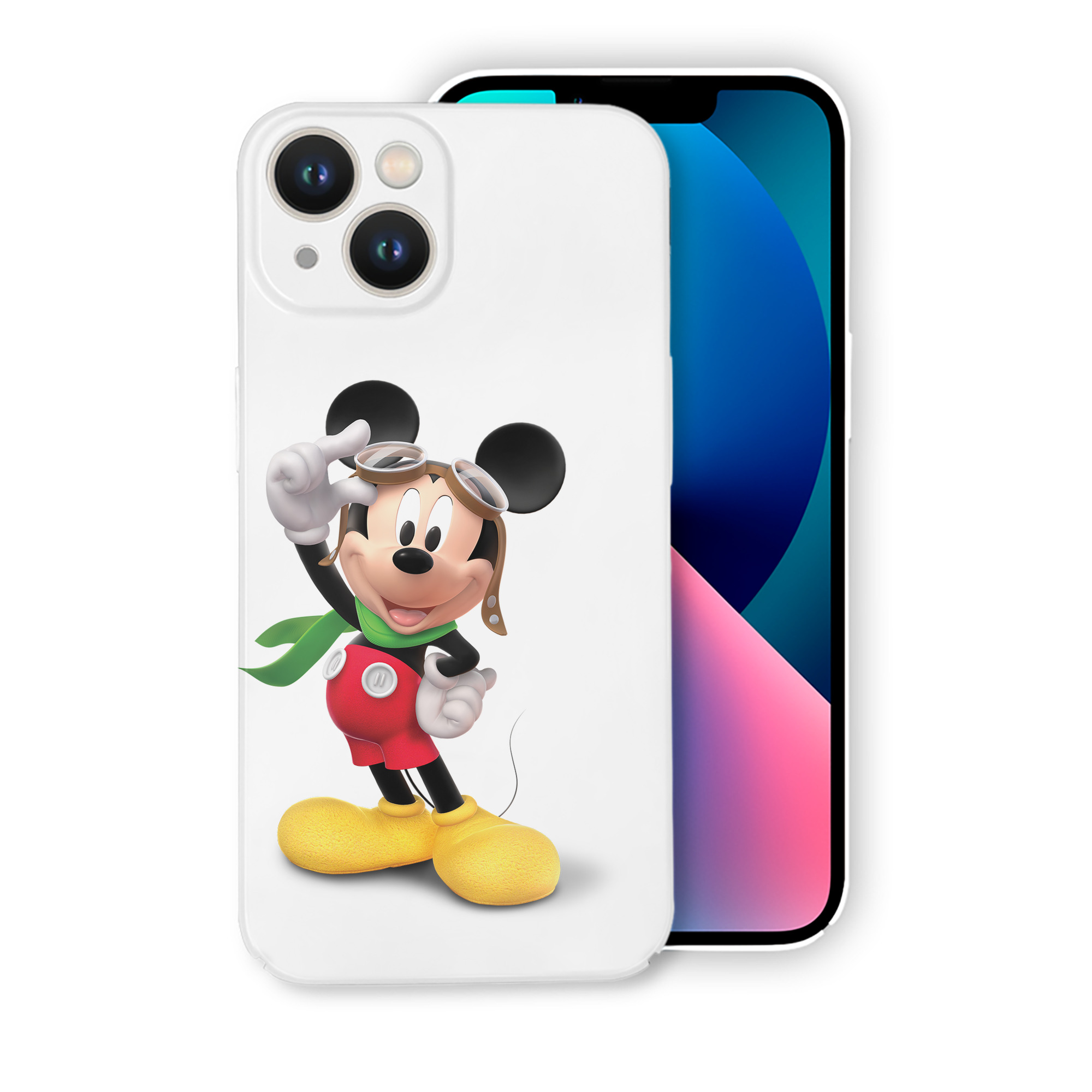 （画像用） ミッキーマウス Mickey Mouse 【iPhone 14シリーズ対応】ハードケース