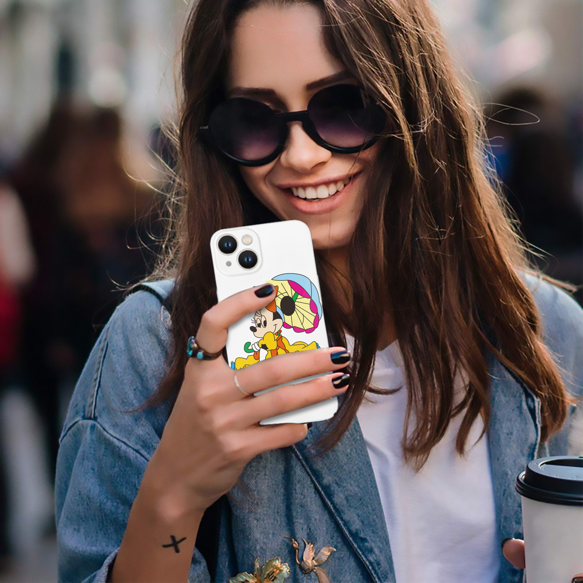 （画像用） ミッキーマウス Mickey Mouse 【iPhone 14シリーズ対応】ハードケース
