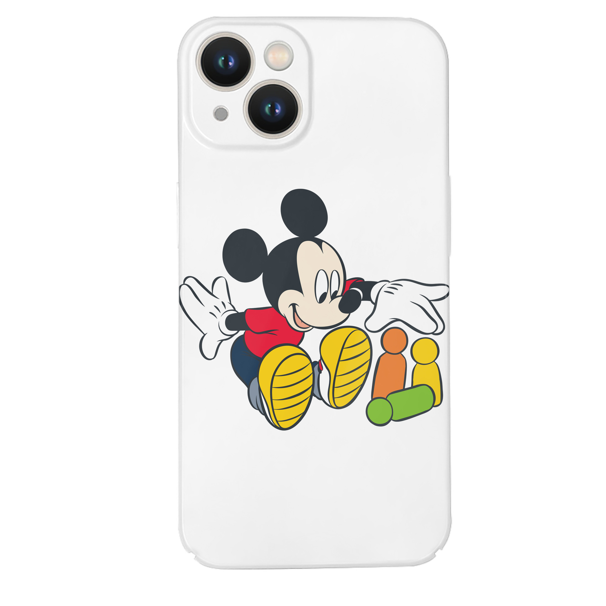 （画像用） ミッキーマウス Mickey Mouse 【iPhone 14シリーズ対応】ハードケース