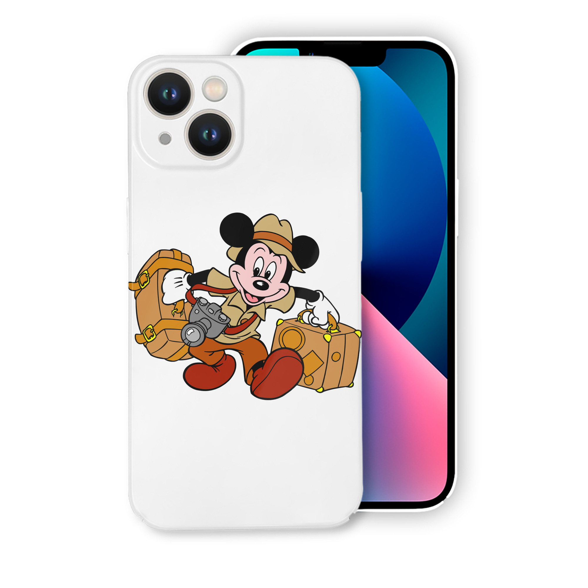 （画像用） ミッキーマウス Mickey Mouse 【iPhone 14シリーズ対応】ハードケース