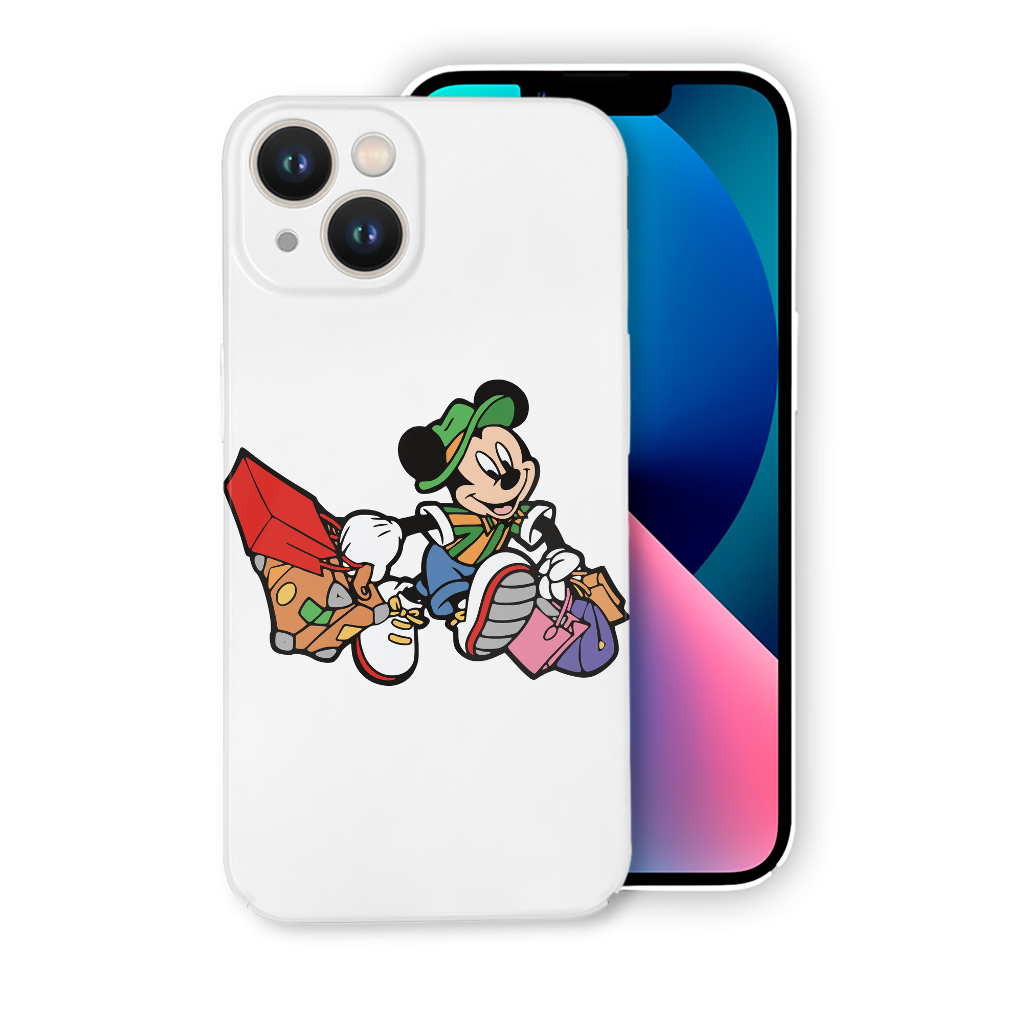 （画像用） ミッキーマウス Mickey Mouse 【iPhone 14シリーズ対応】ハードケース