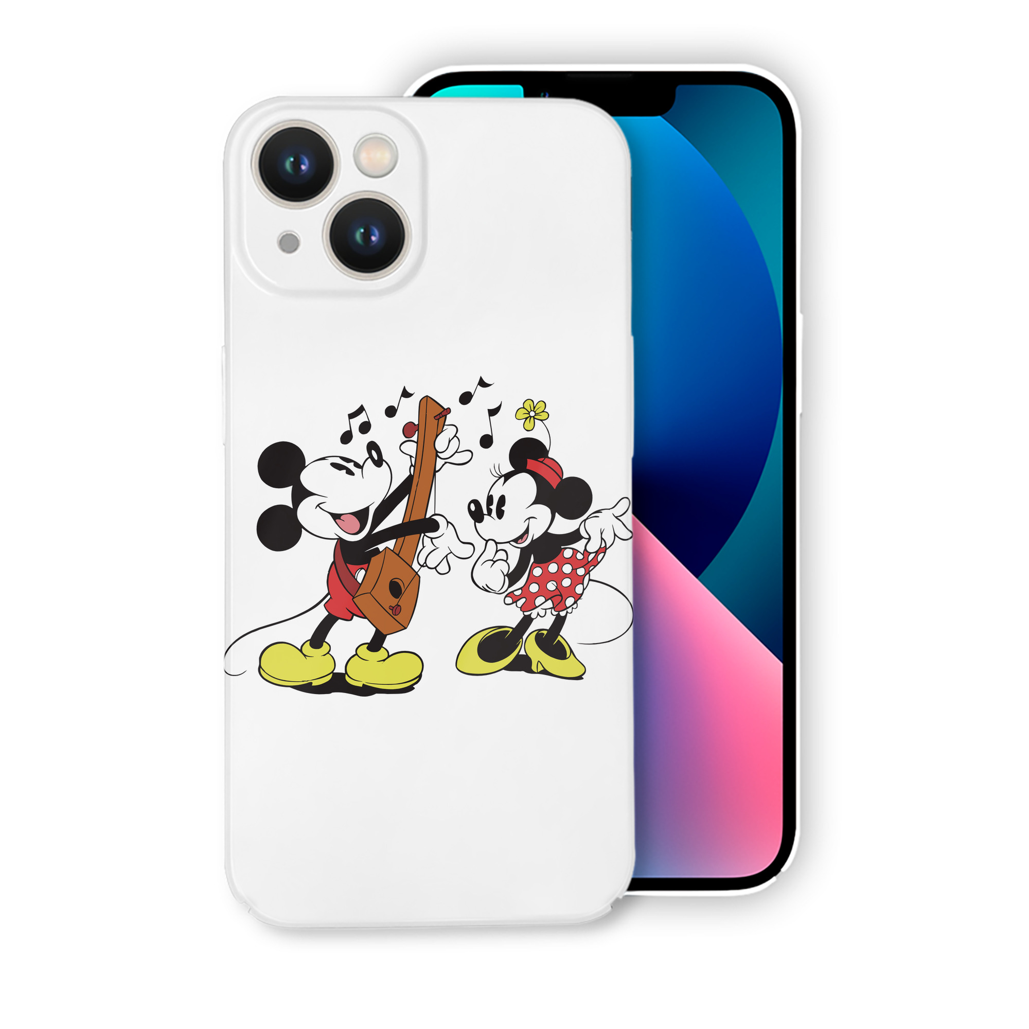 （画像用） ミッキーマウス Mickey Mouse 【iPhone 14シリーズ対応】ハードケース