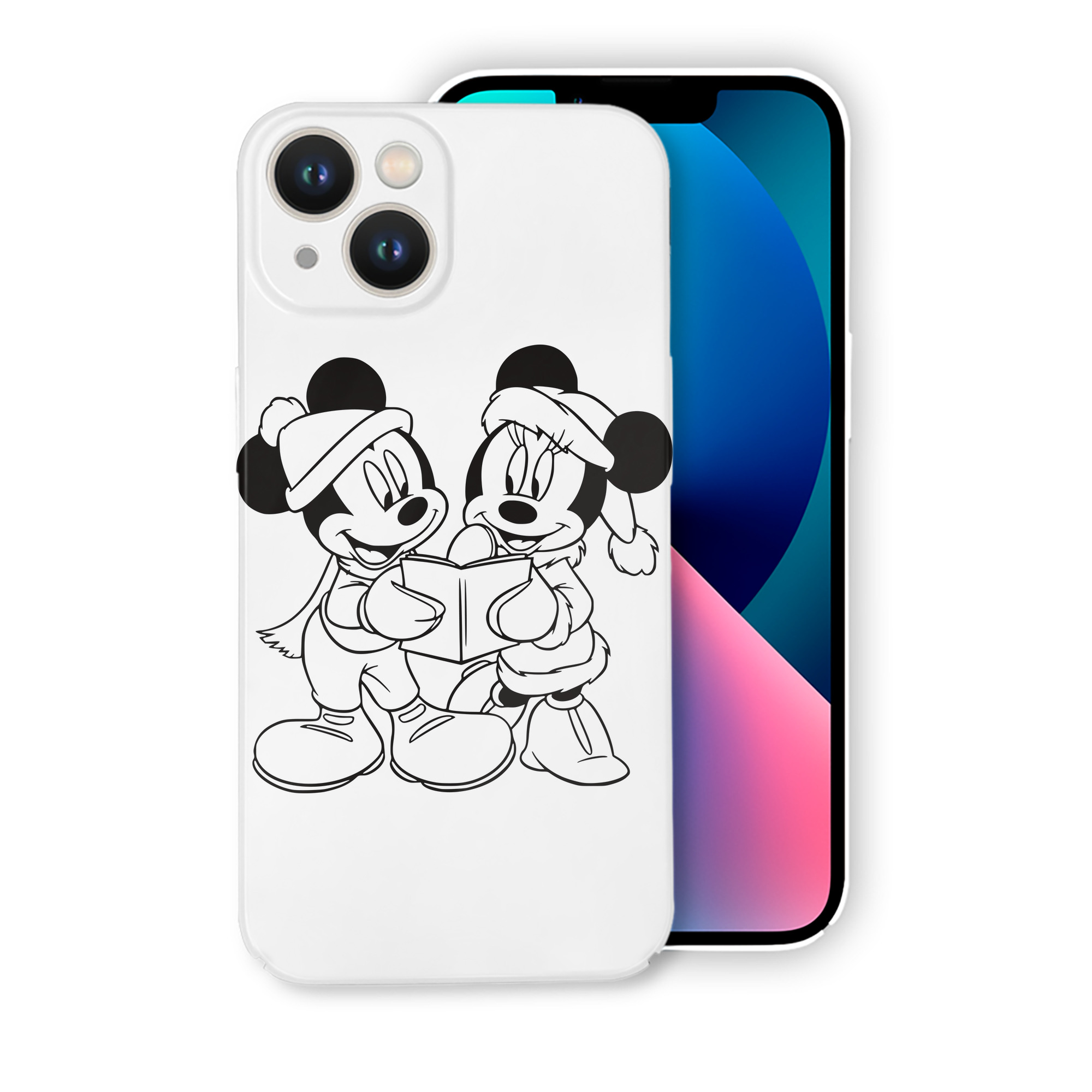 （画像用） ミッキーマウス Mickey Mouse 【iPhone 14シリーズ対応】ハードケース