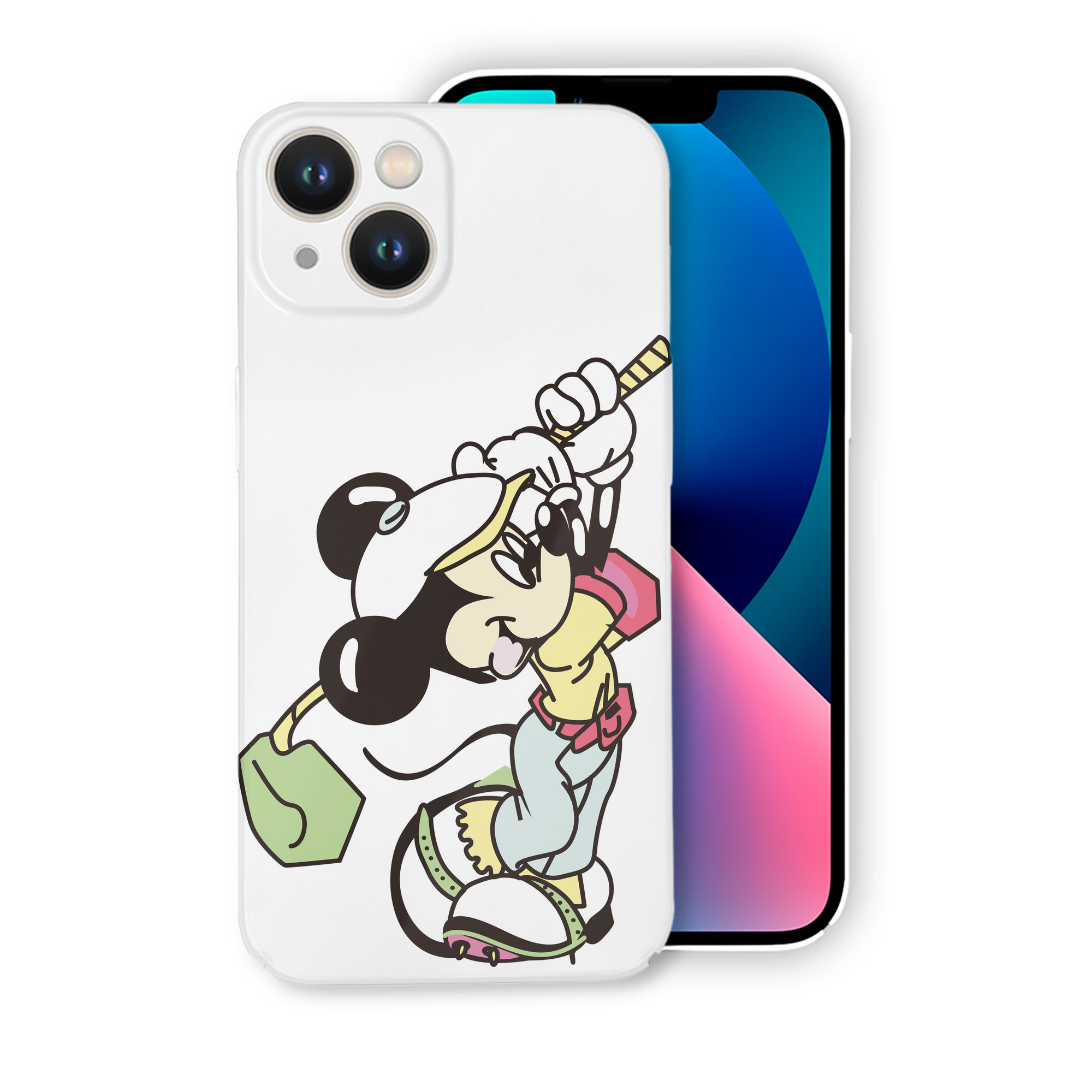（画像用） ミッキーマウス Mickey Mouse 【iPhone 14シリーズ対応】ハードケース