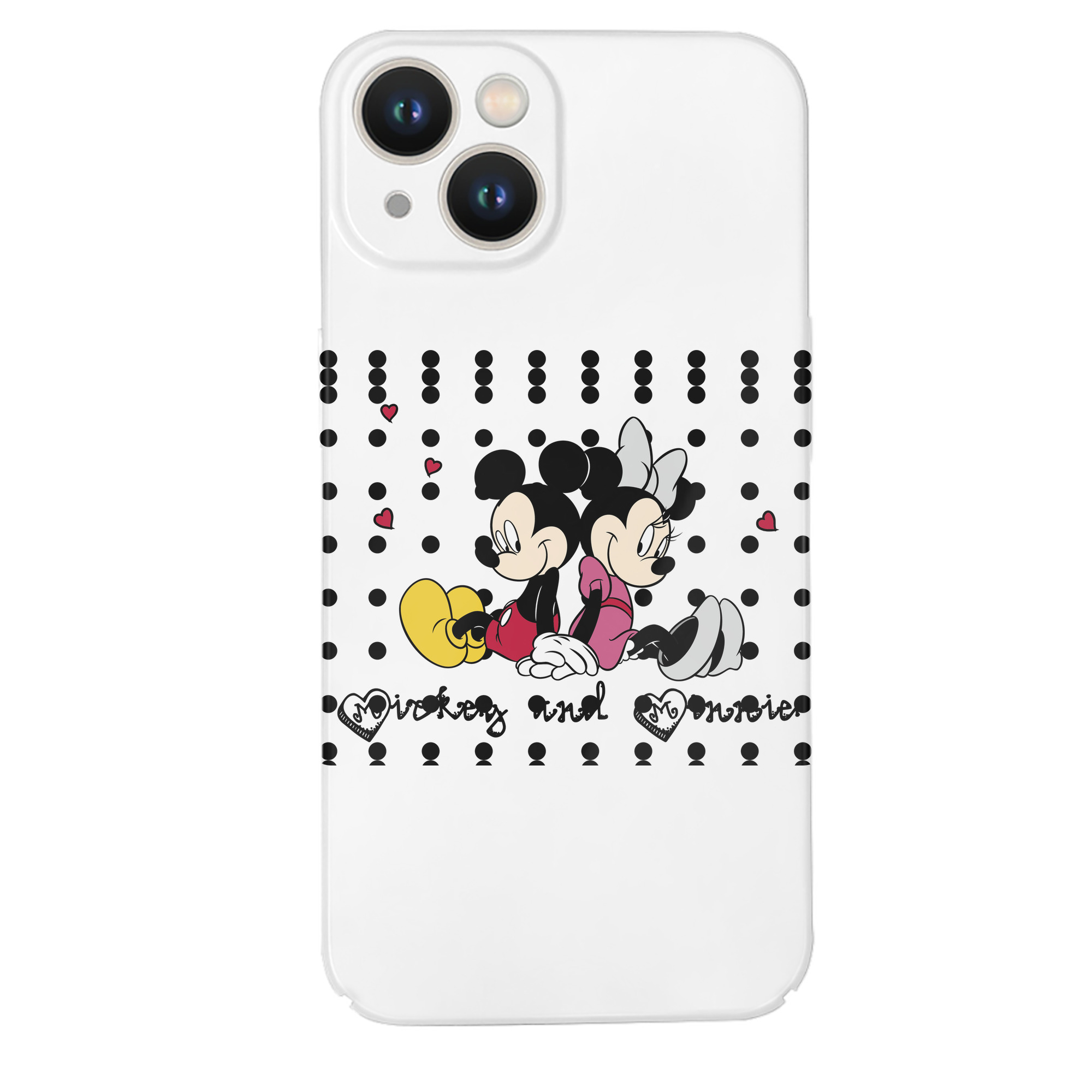 （画像用） ミッキーマウス Mickey Mouse 【iPhone 14シリーズ対応】ハードケース