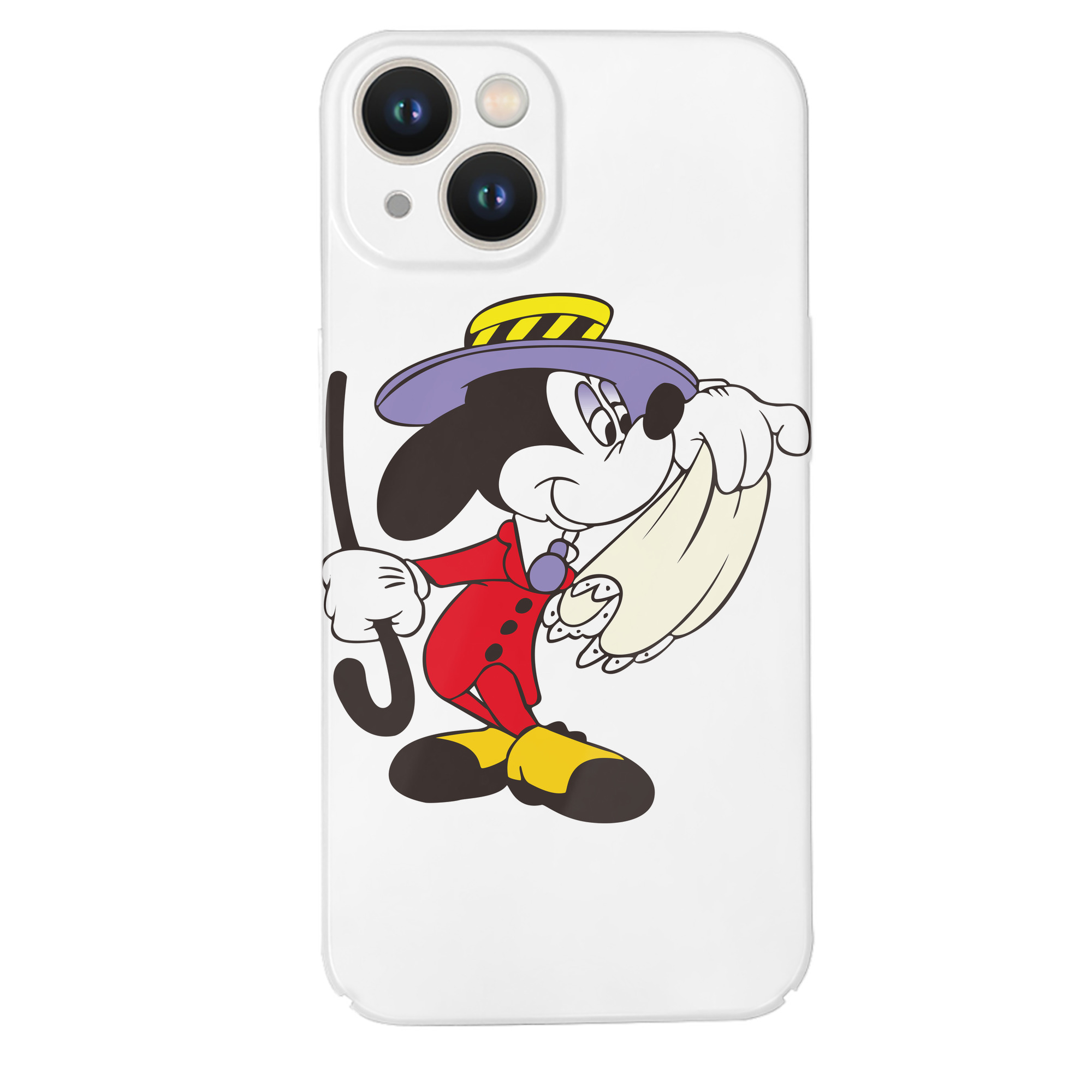 （画像用） ミッキーマウス Mickey Mouse 【iPhone 14シリーズ対応】ハードケース