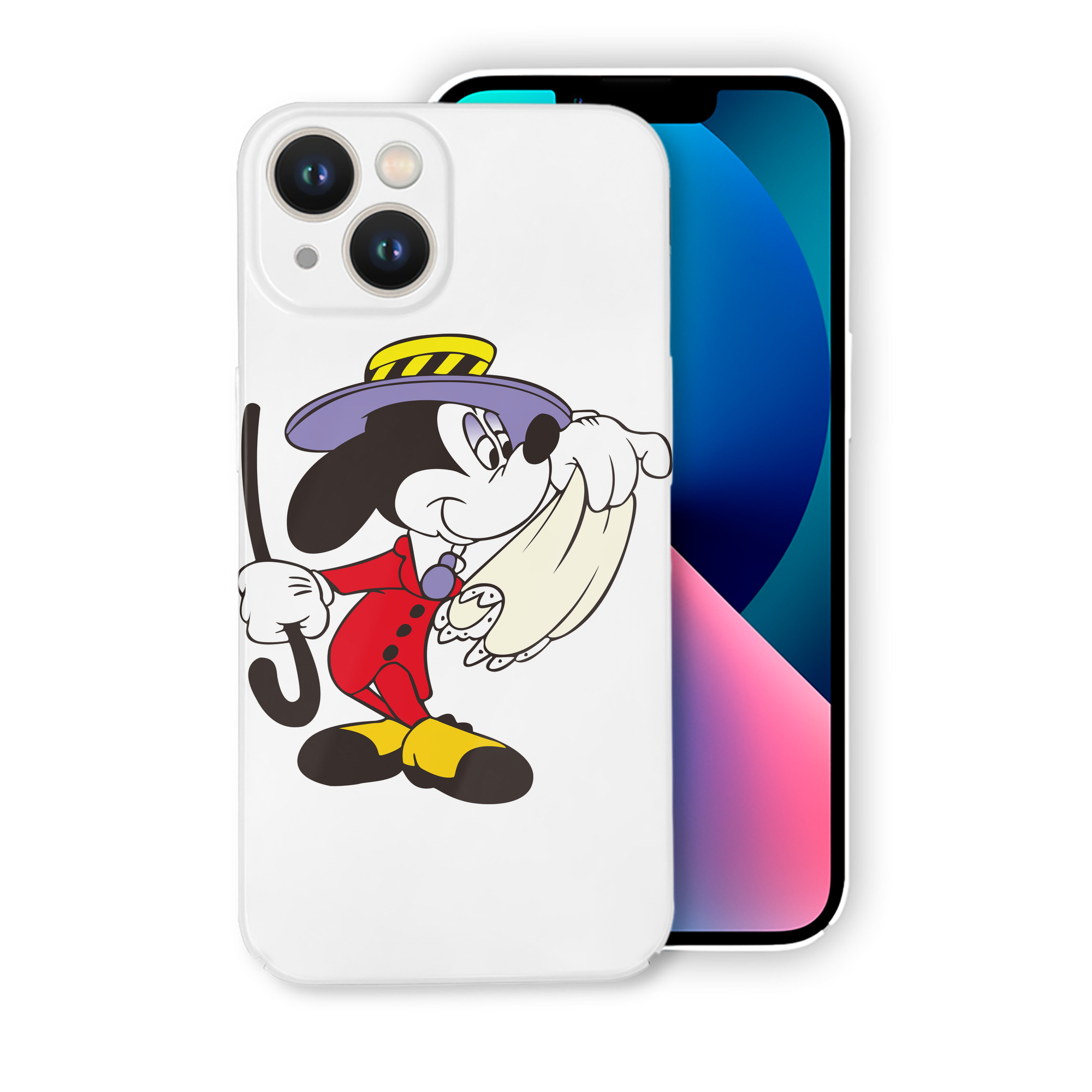 （画像用） ミッキーマウス Mickey Mouse 【iPhone 14シリーズ対応】ハードケース