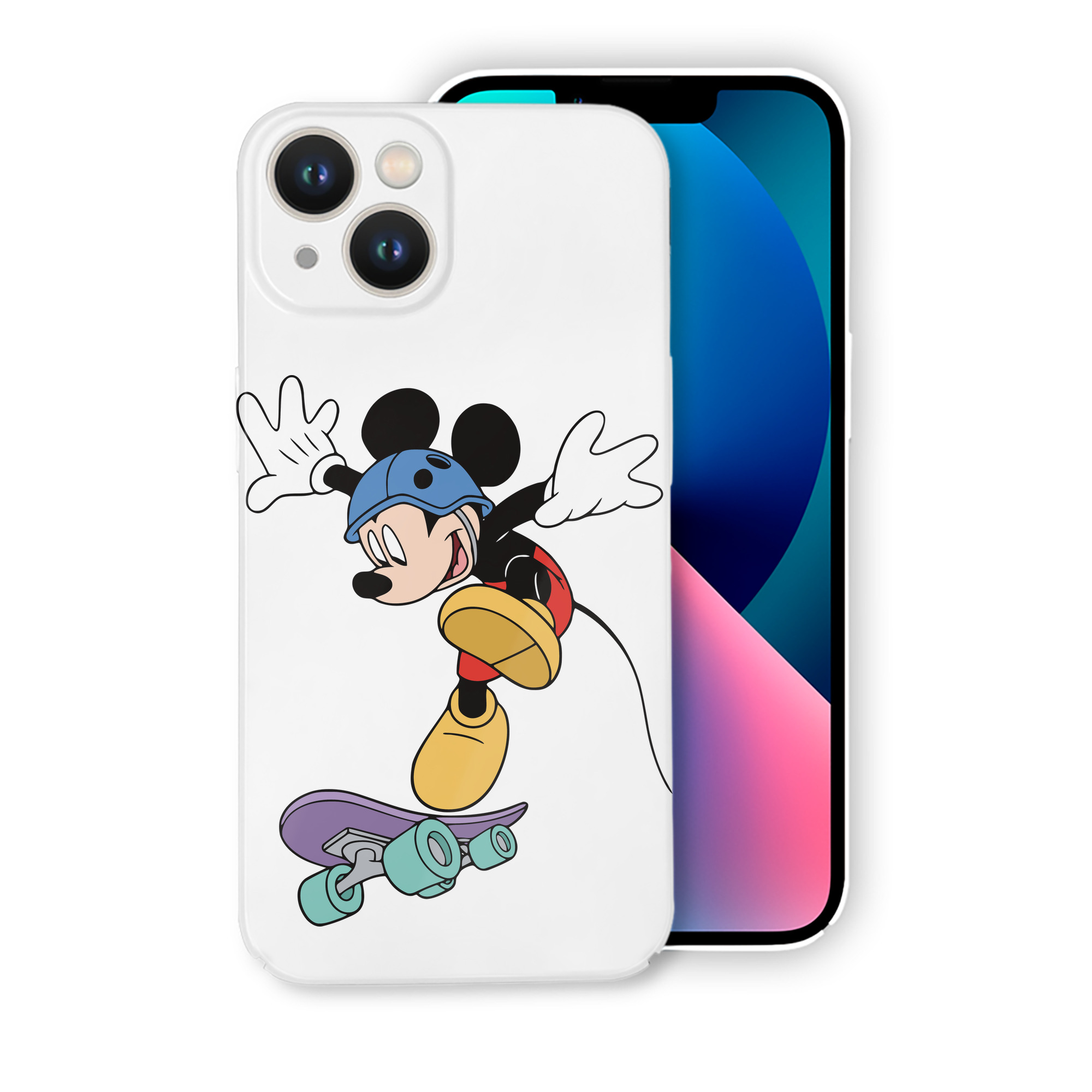 （画像用） ミッキーマウス Mickey Mouse 【iPhone 14シリーズ対応】ハードケース