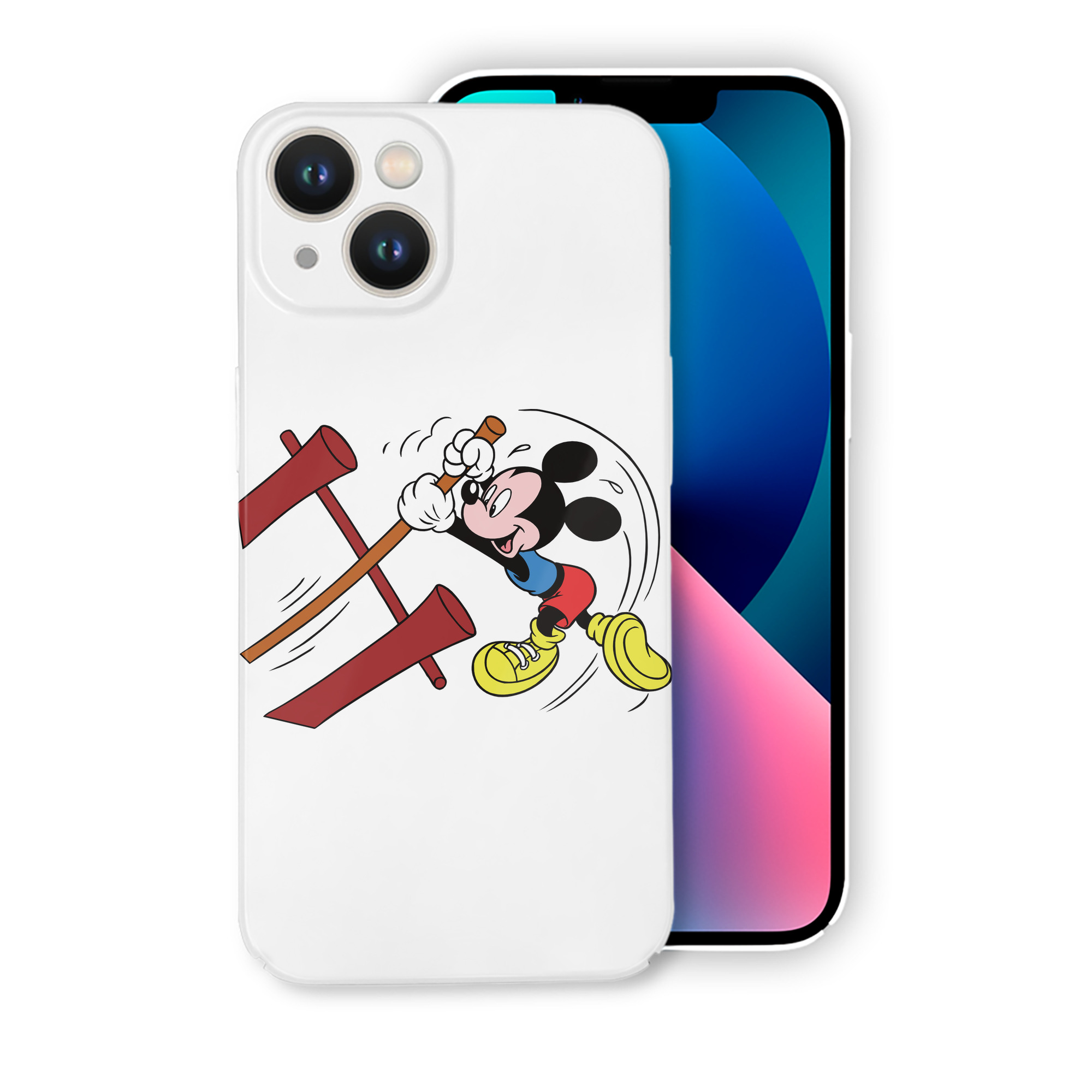 （画像用） ミッキーマウス Mickey Mouse 【iPhone 14シリーズ対応】ハードケース