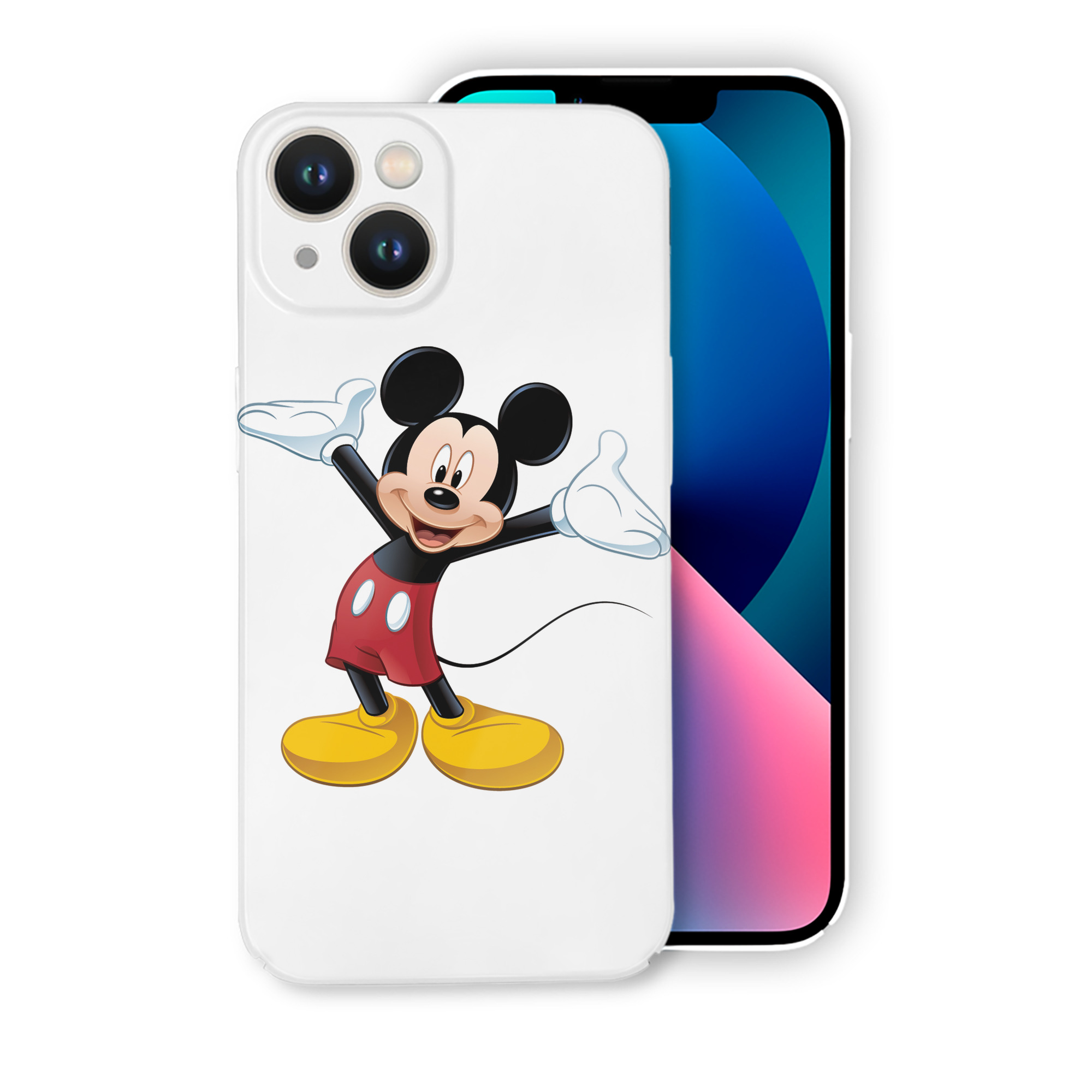 （画像用） ミッキーマウス Mickey Mouse 【iPhone 14シリーズ対応】ハードケース