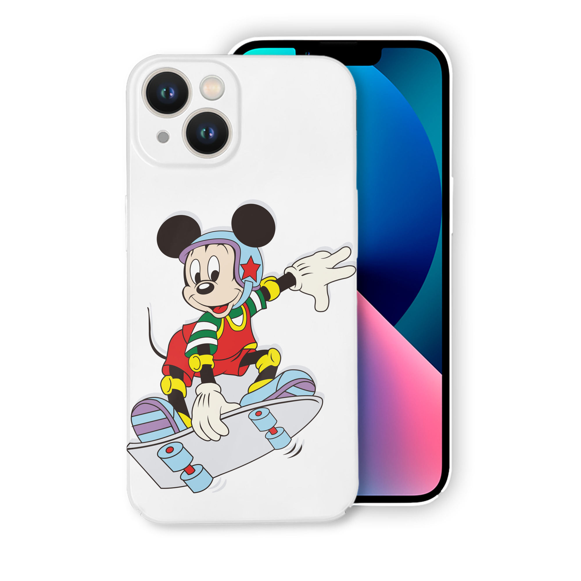 （画像用） ミッキーマウス Mickey Mouse 【iPhone 14シリーズ対応】ハードケース