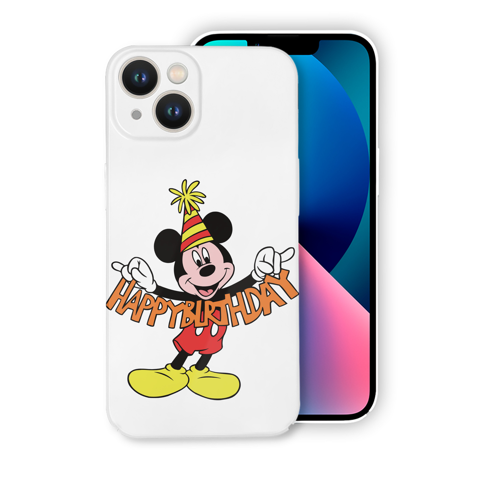 （画像用） ミッキーマウス Mickey Mouse 【iPhone 14シリーズ対応】ハードケース