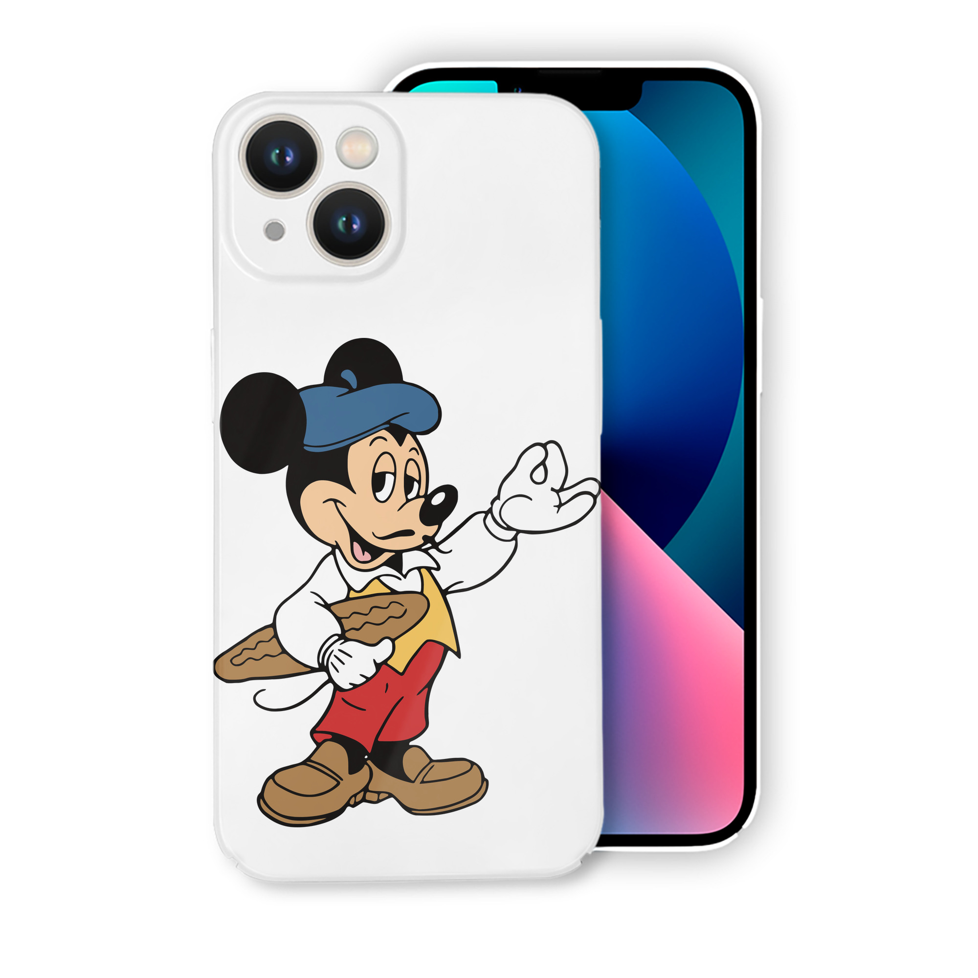 （画像用） ミッキーマウス Mickey Mouse 【iPhone 14シリーズ対応】ハードケース