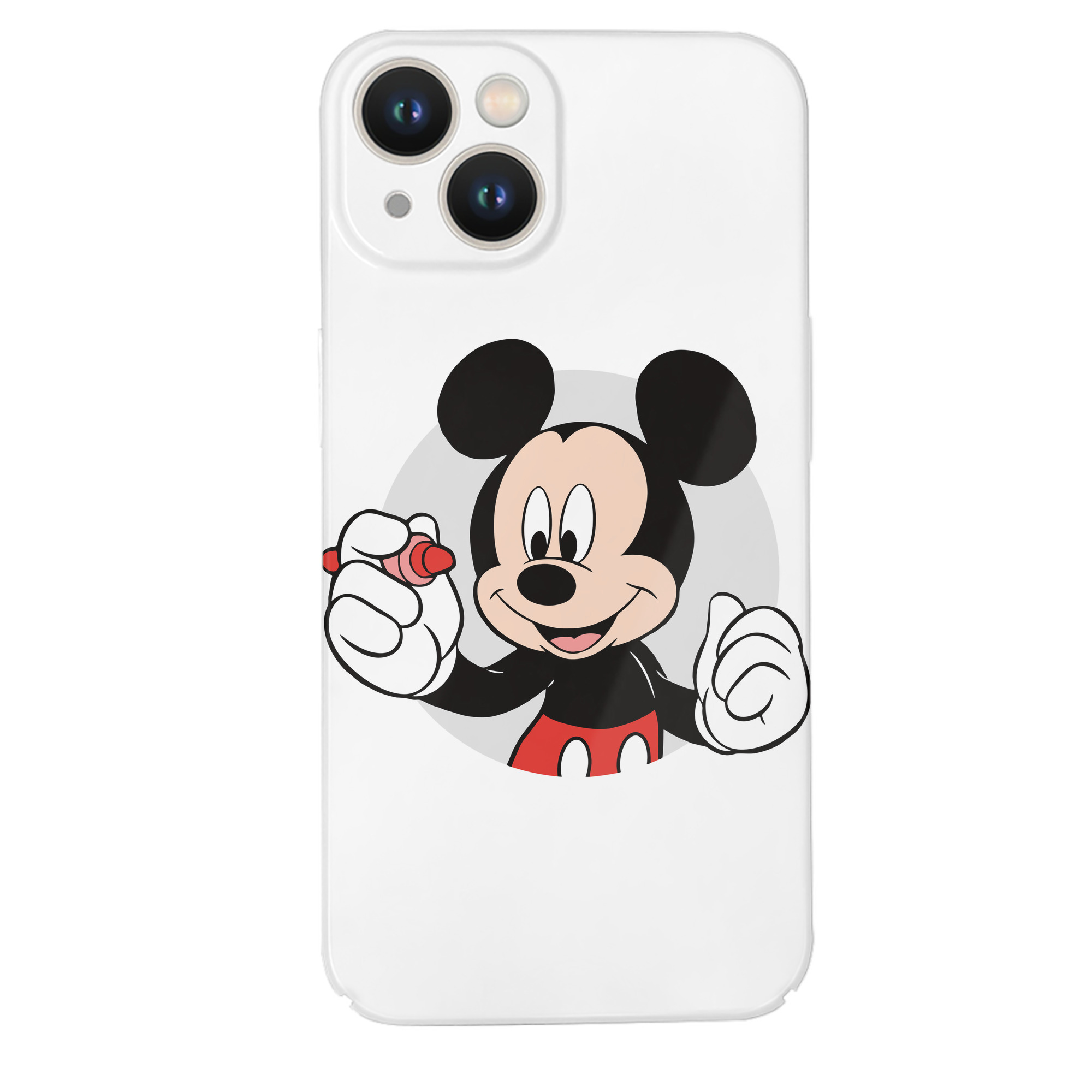 （画像用） ミッキーマウス Mickey Mouse 【iPhone 14シリーズ対応】ハードケース