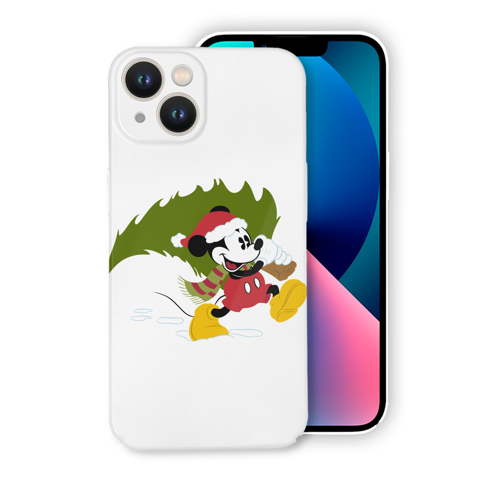 （画像用） ミッキーマウス Mickey Mouse 【iPhone 14シリーズ対応】ハードケース