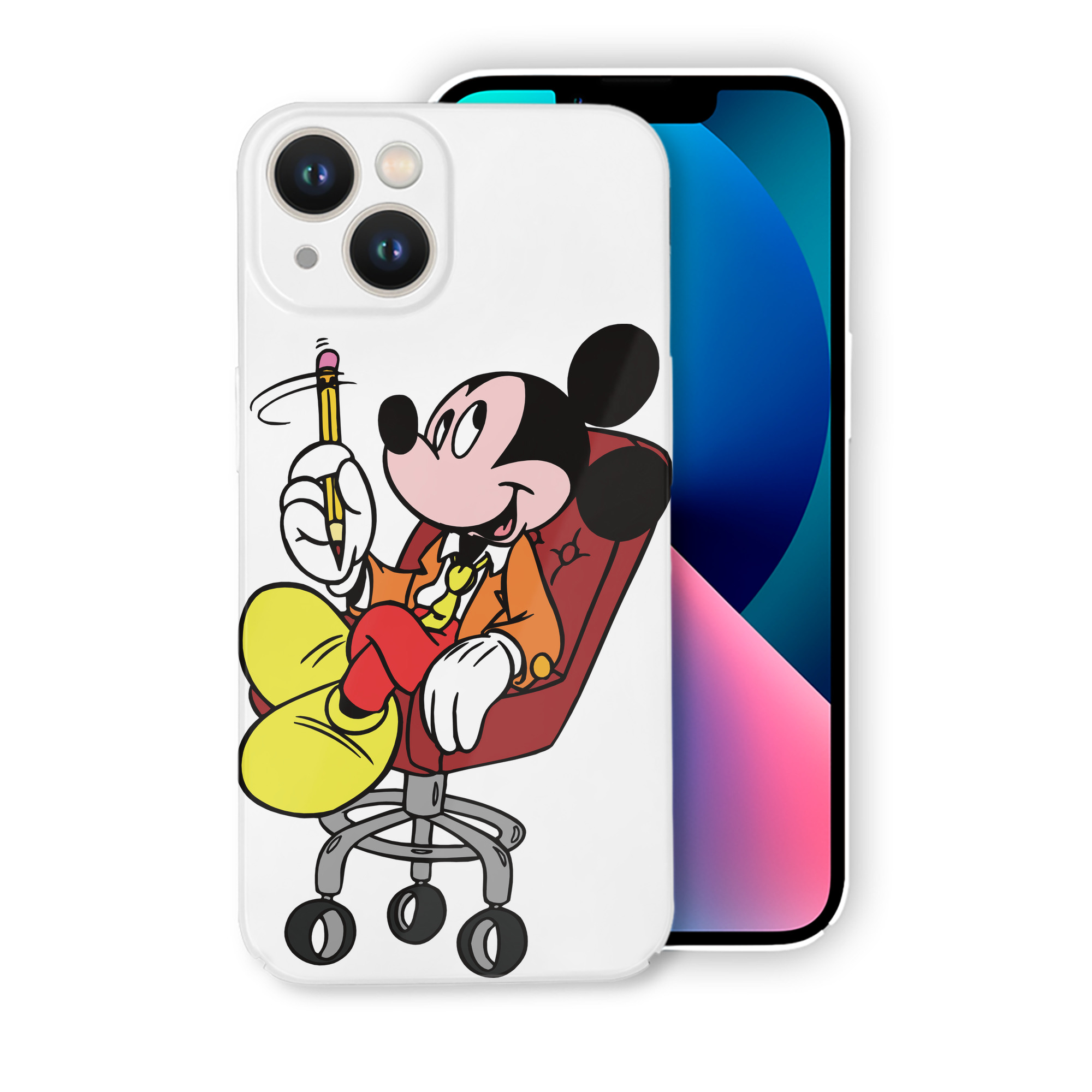 （画像用） ミッキーマウス Mickey Mouse 【iPhone 14シリーズ対応】ハードケース