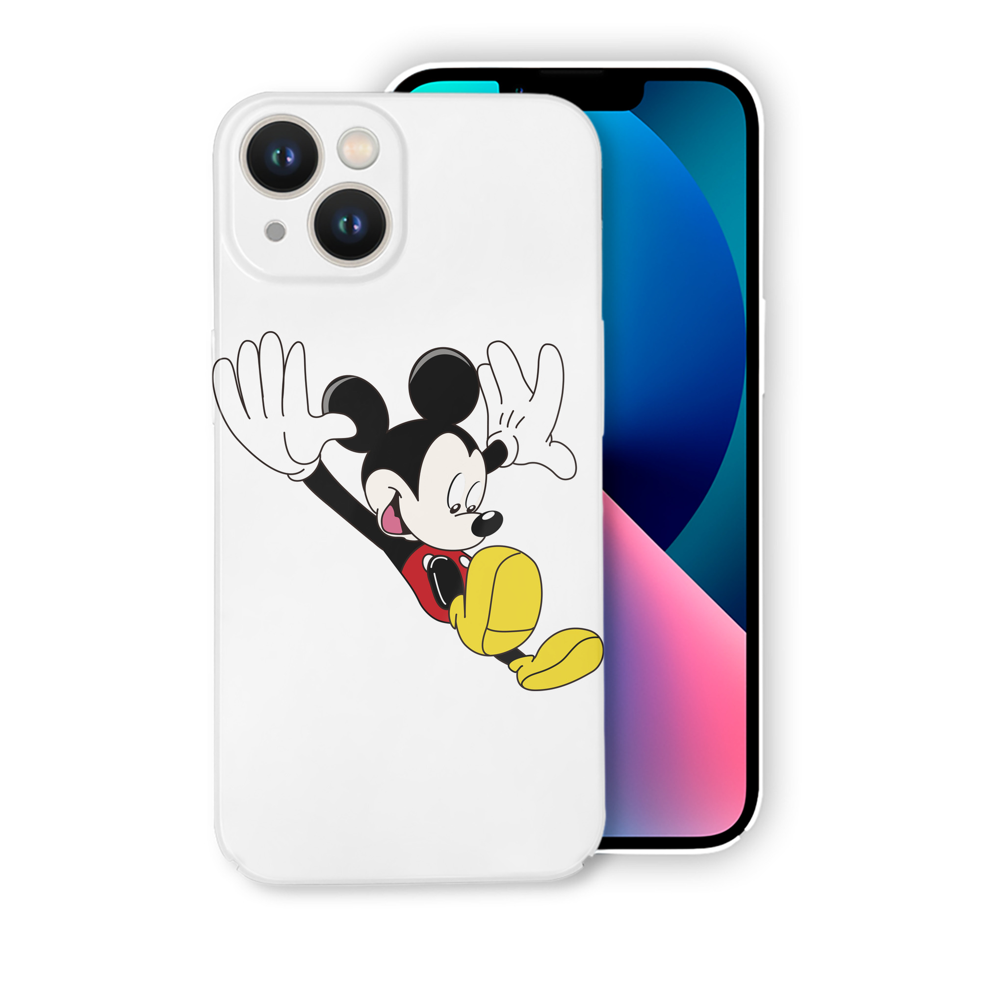 （画像用） ミッキーマウス Mickey Mouse 【iPhone 14シリーズ対応】ハードケース