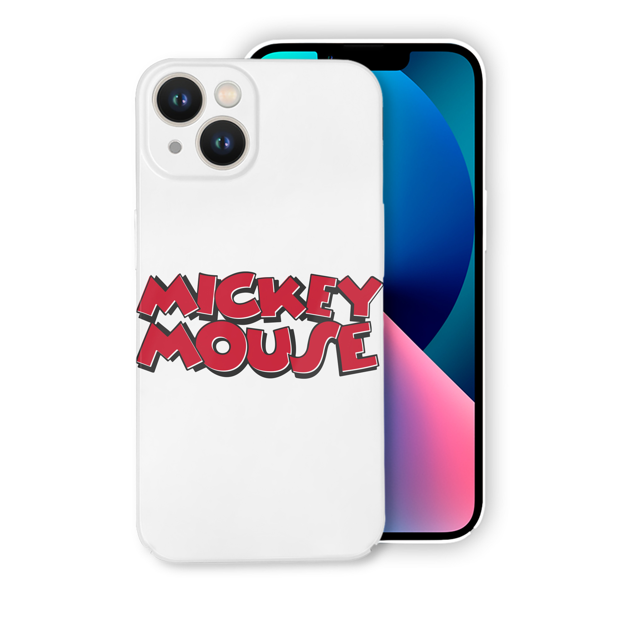 （画像用） ミッキーマウス Mickey Mouse 【iPhone 14シリーズ対応】ハードケース