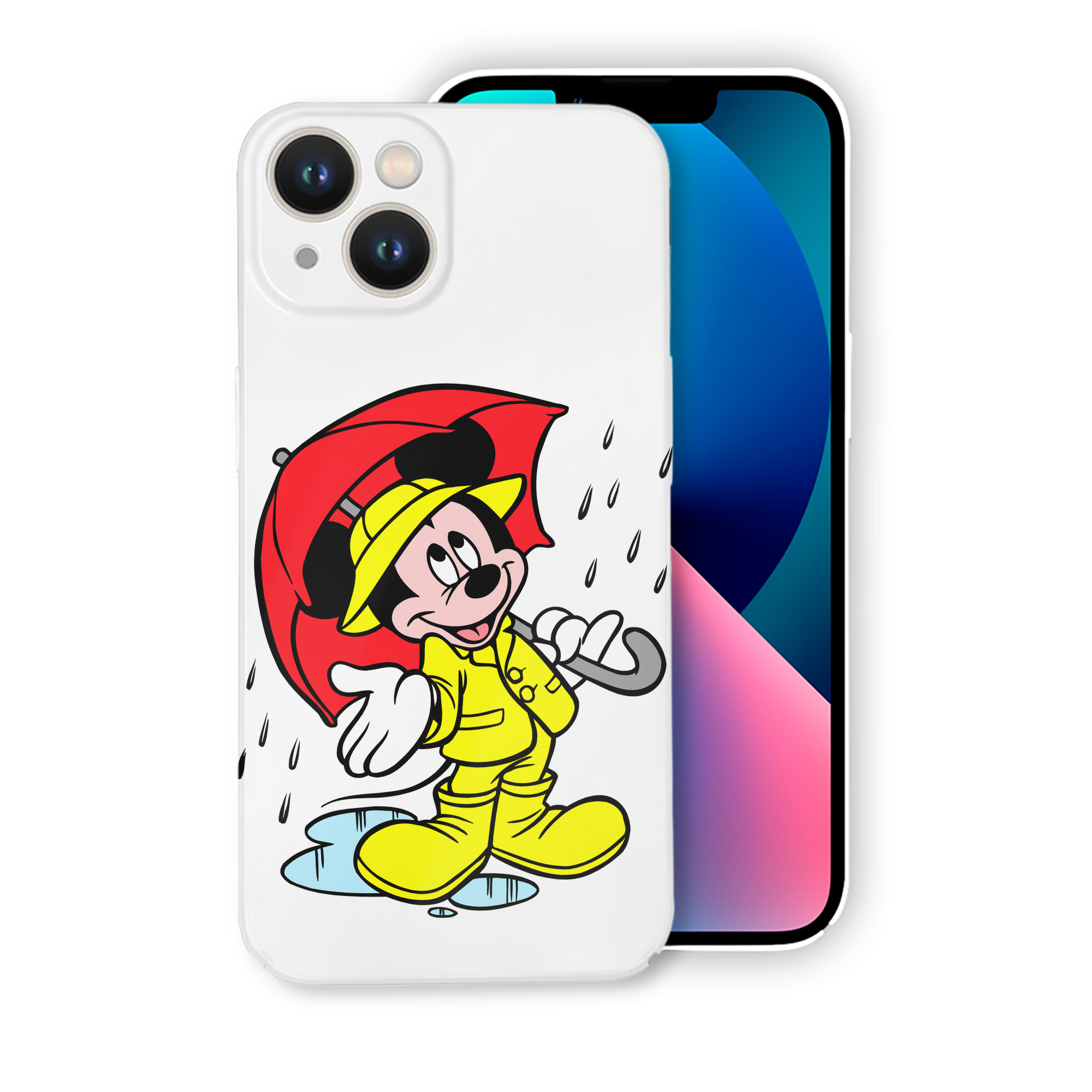 （画像用） ミッキーマウス Mickey Mouse 【iPhone 14シリーズ対応】ハードケース