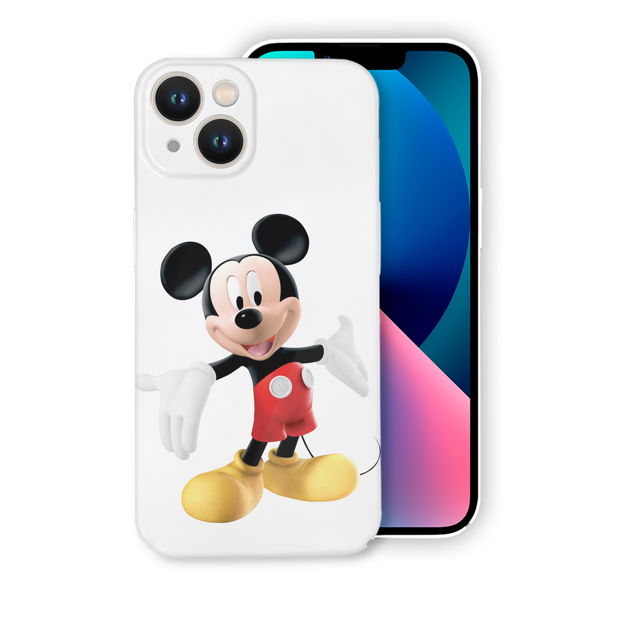 （画像用） ミッキーマウス Mickey Mouse 【iPhone 14シリーズ対応】ハードケース