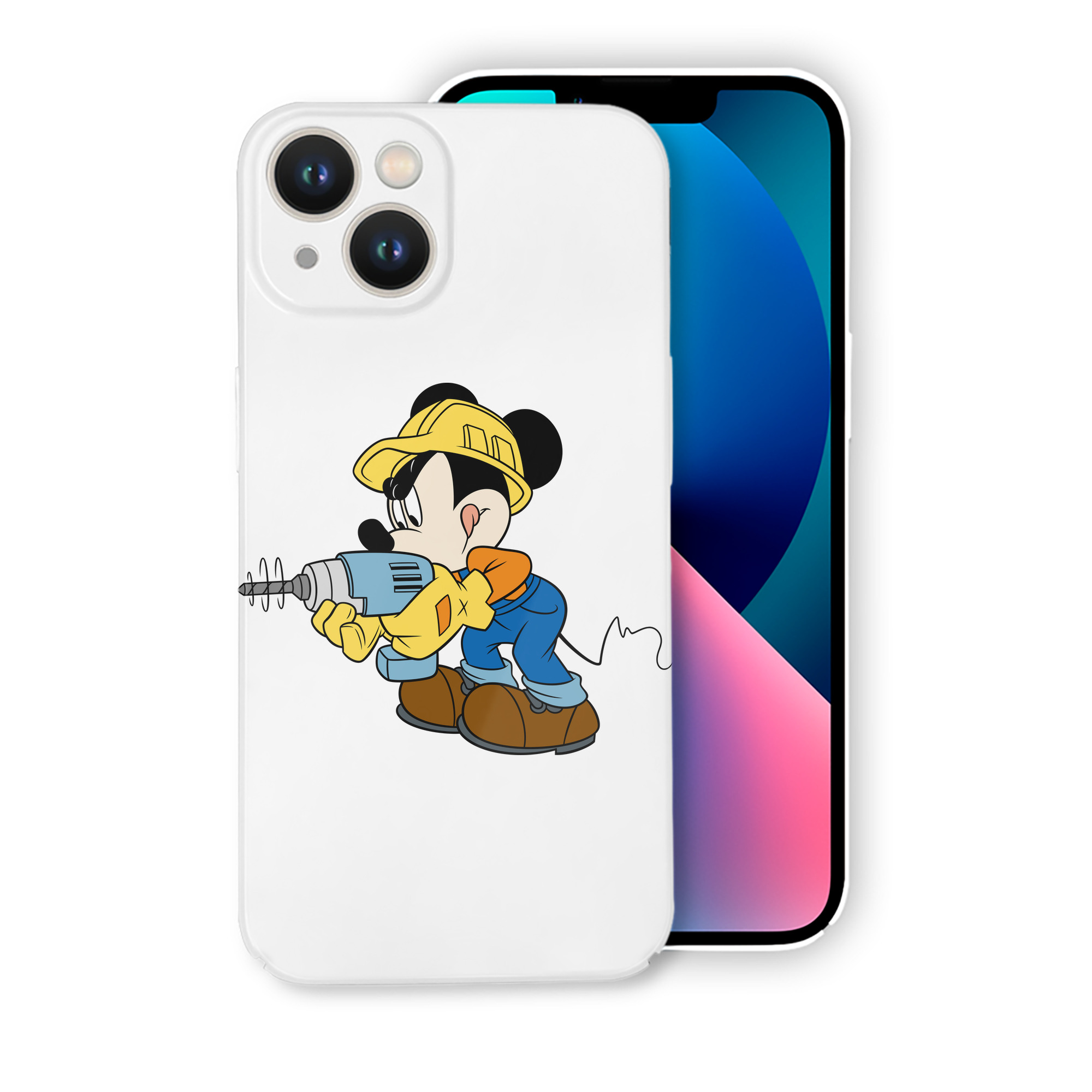 （画像用） ミッキーマウス Mickey Mouse 【iPhone 14シリーズ対応】ハードケース