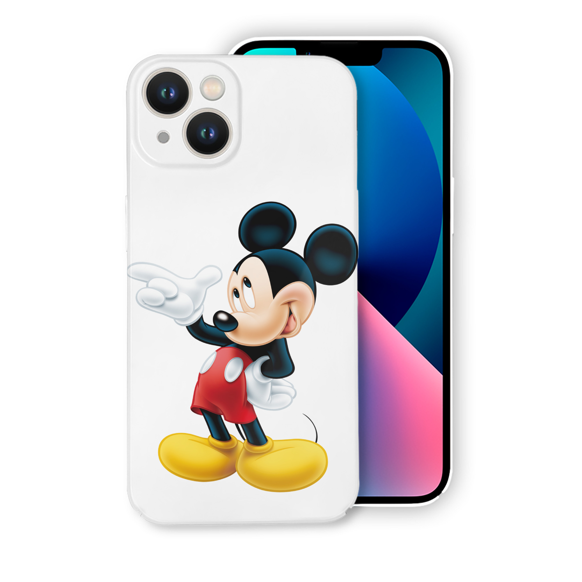 （画像用） ミッキーマウス Mickey Mouse 【iPhone 14シリーズ対応】ハードケース