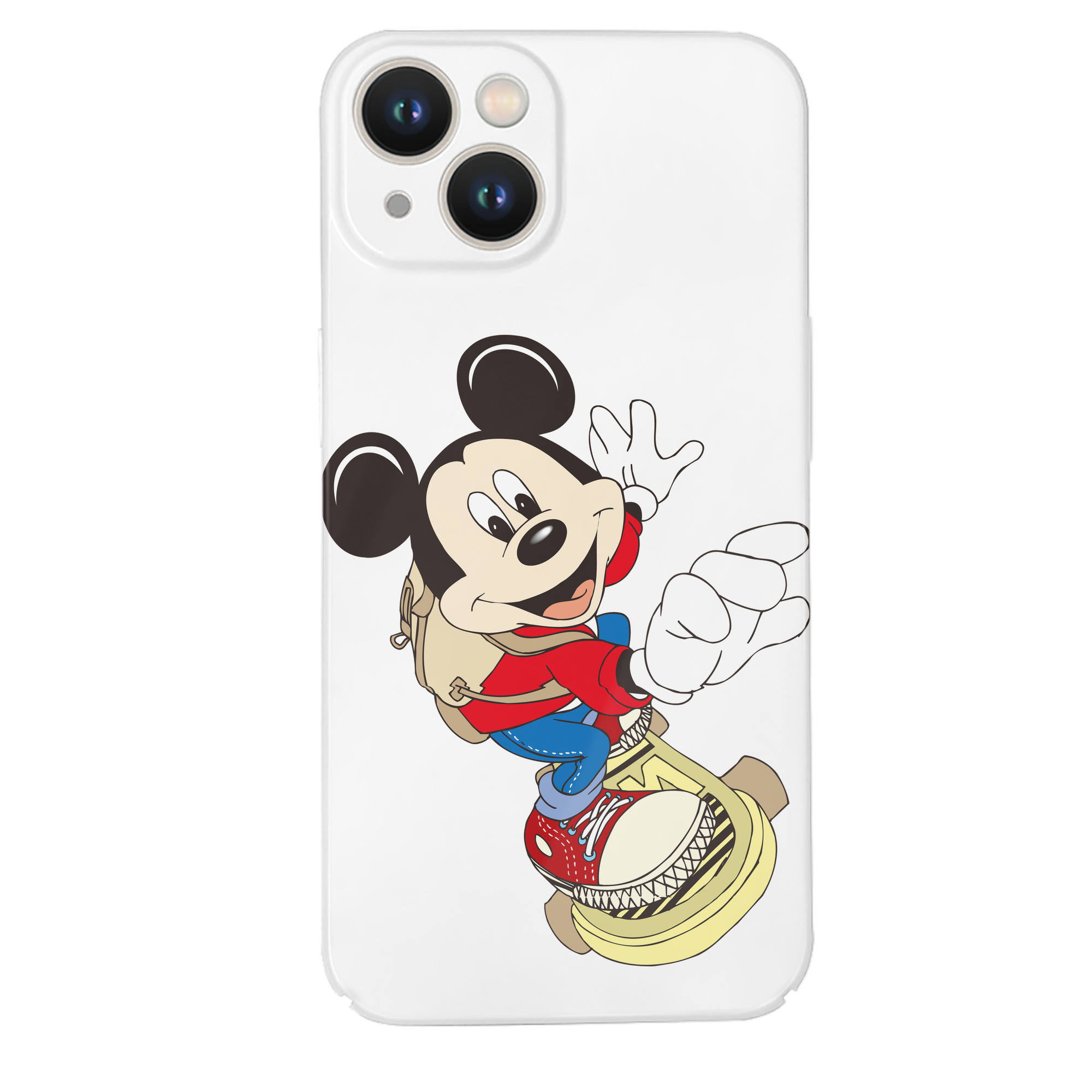 （画像用） ミッキーマウス Mickey Mouse 【iPhone 14シリーズ対応】ハードケース