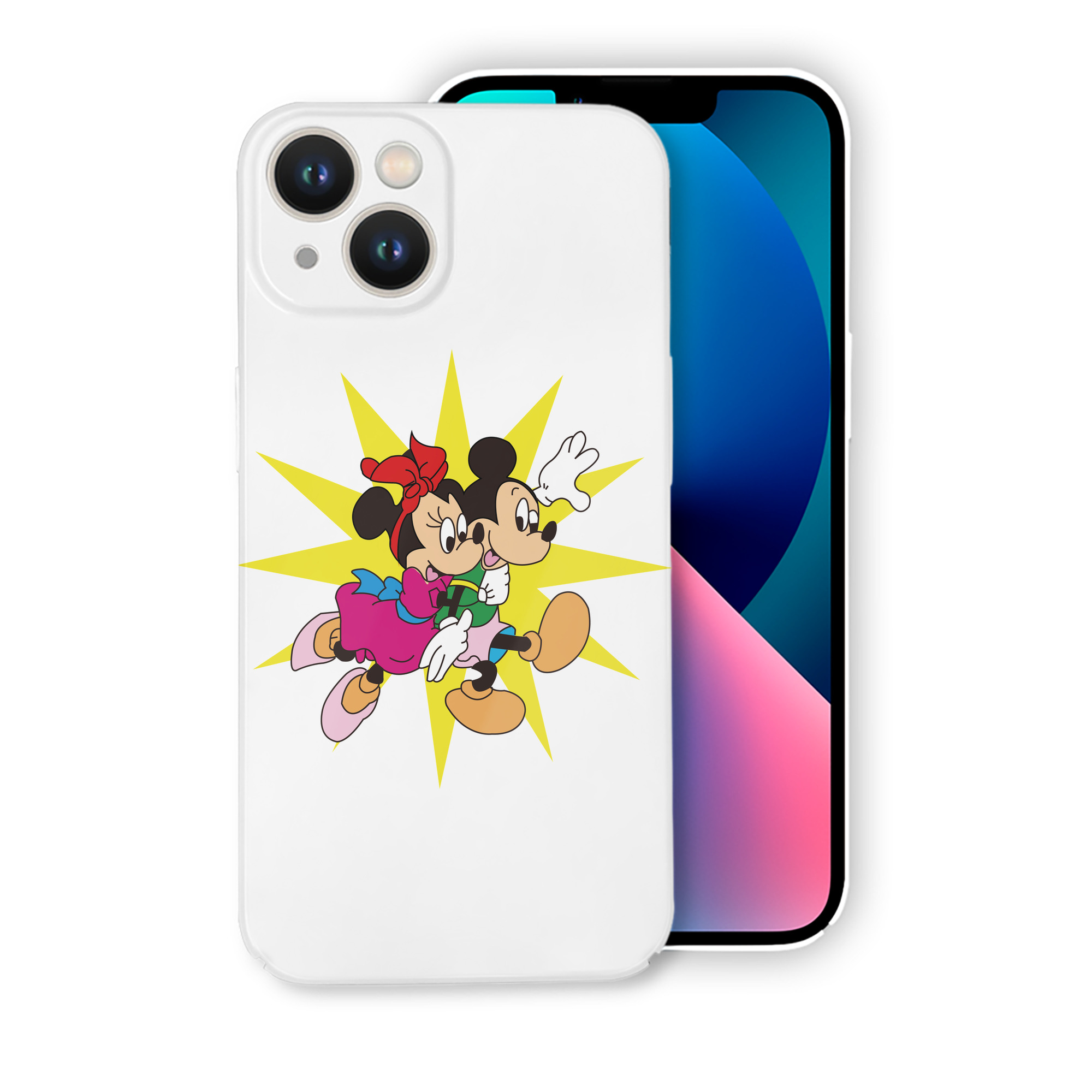 （画像用） ミッキーマウス Mickey Mouse 【iPhone 14シリーズ対応】ハードケース