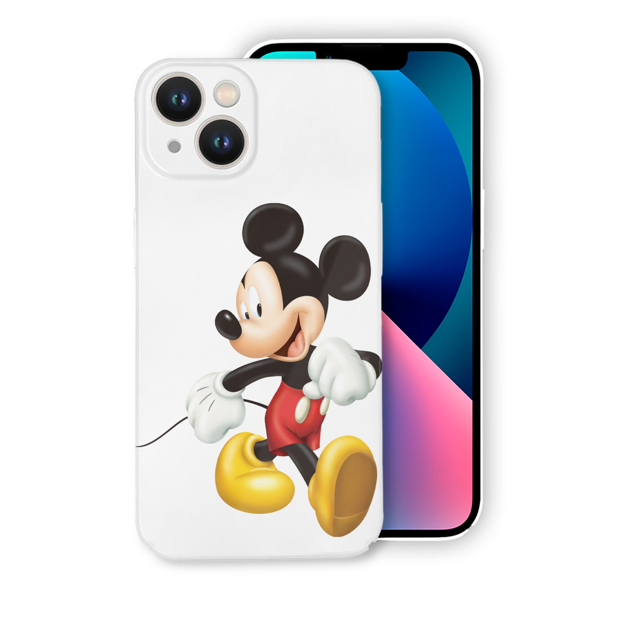（画像用） ミッキーマウス Mickey Mouse 【iPhone 14シリーズ対応】ハードケース