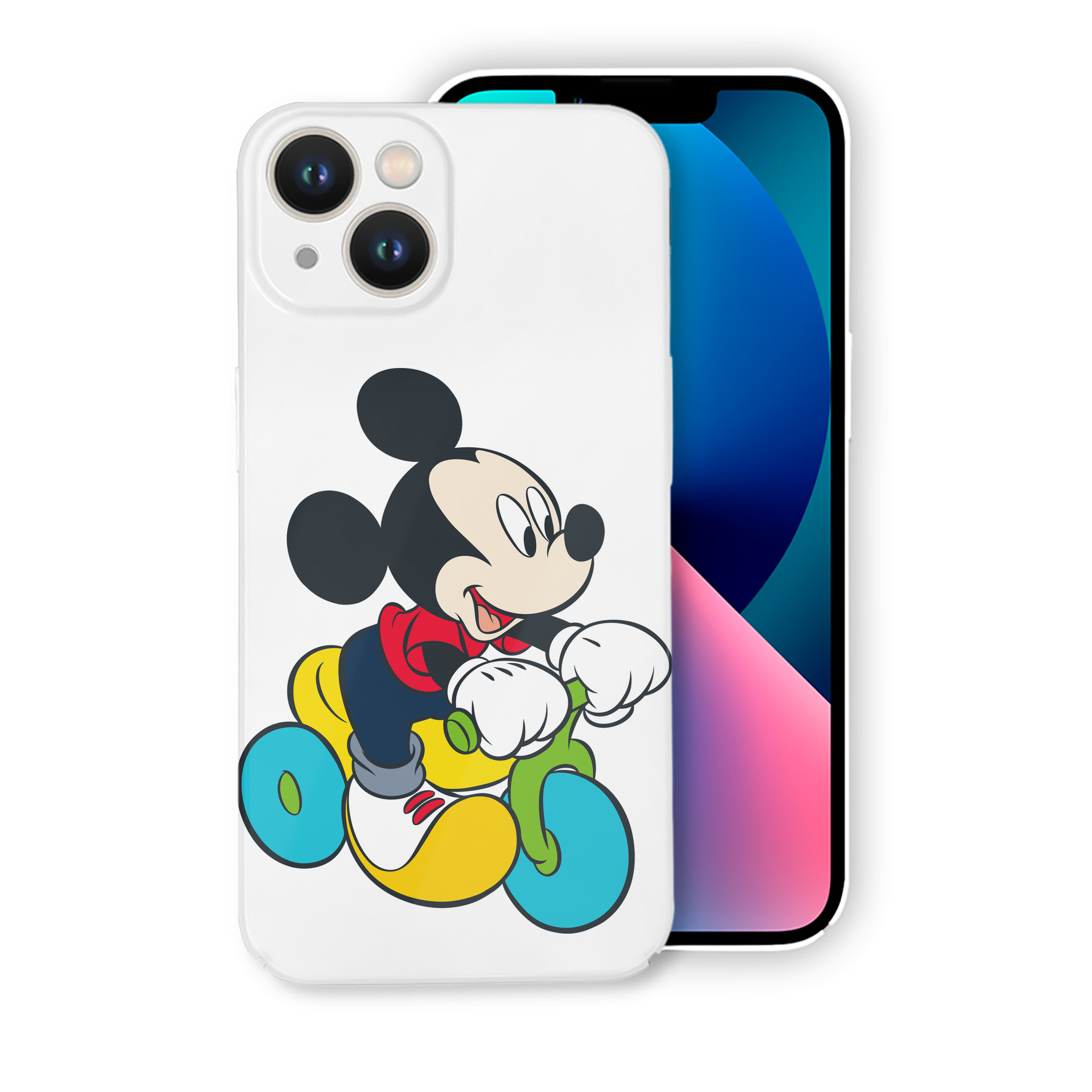 （画像用） ミッキーマウス Mickey Mouse 【iPhone 14シリーズ対応】ハードケース