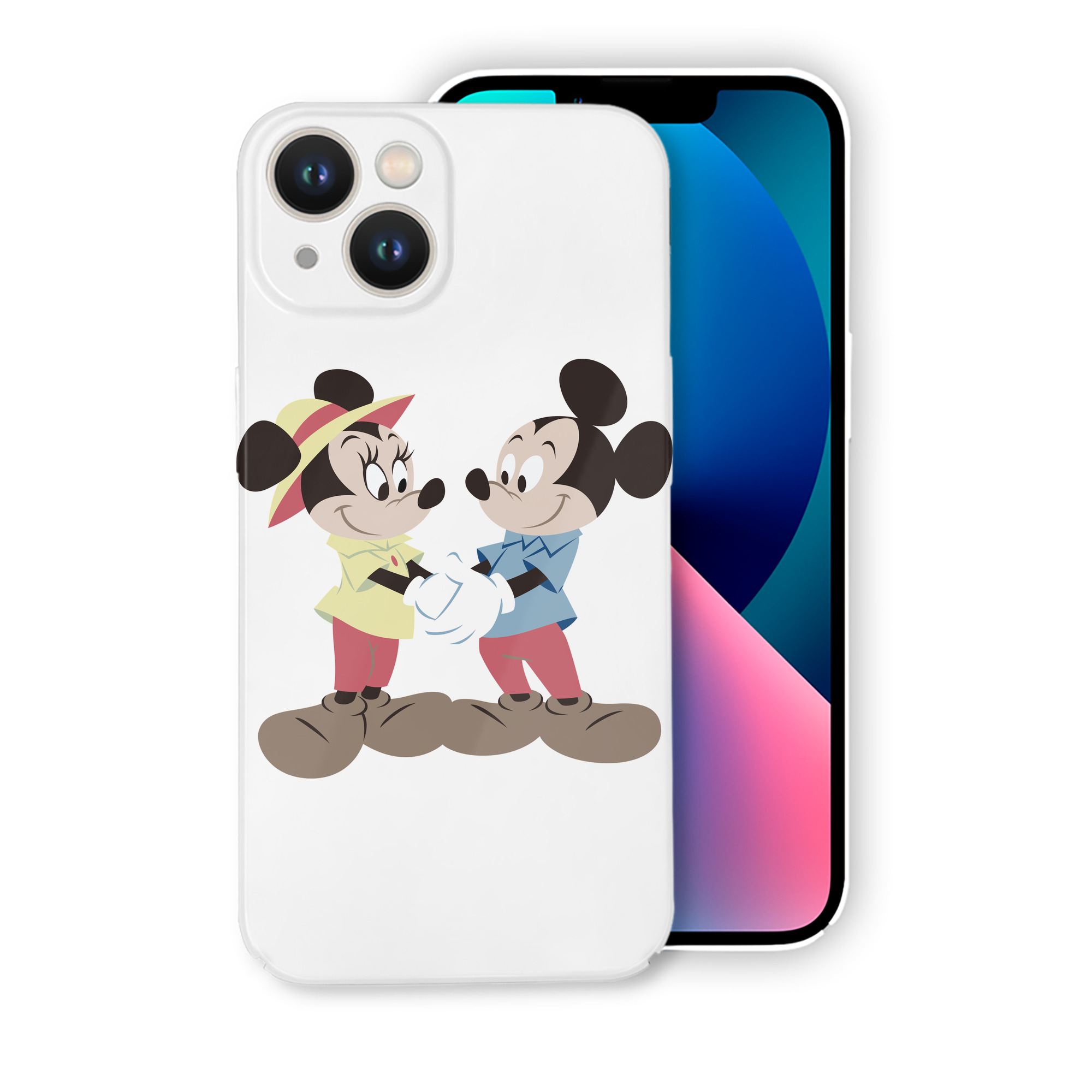 （画像用） ミッキーマウス Mickey Mouse 【iPhone 14シリーズ対応】ハードケース