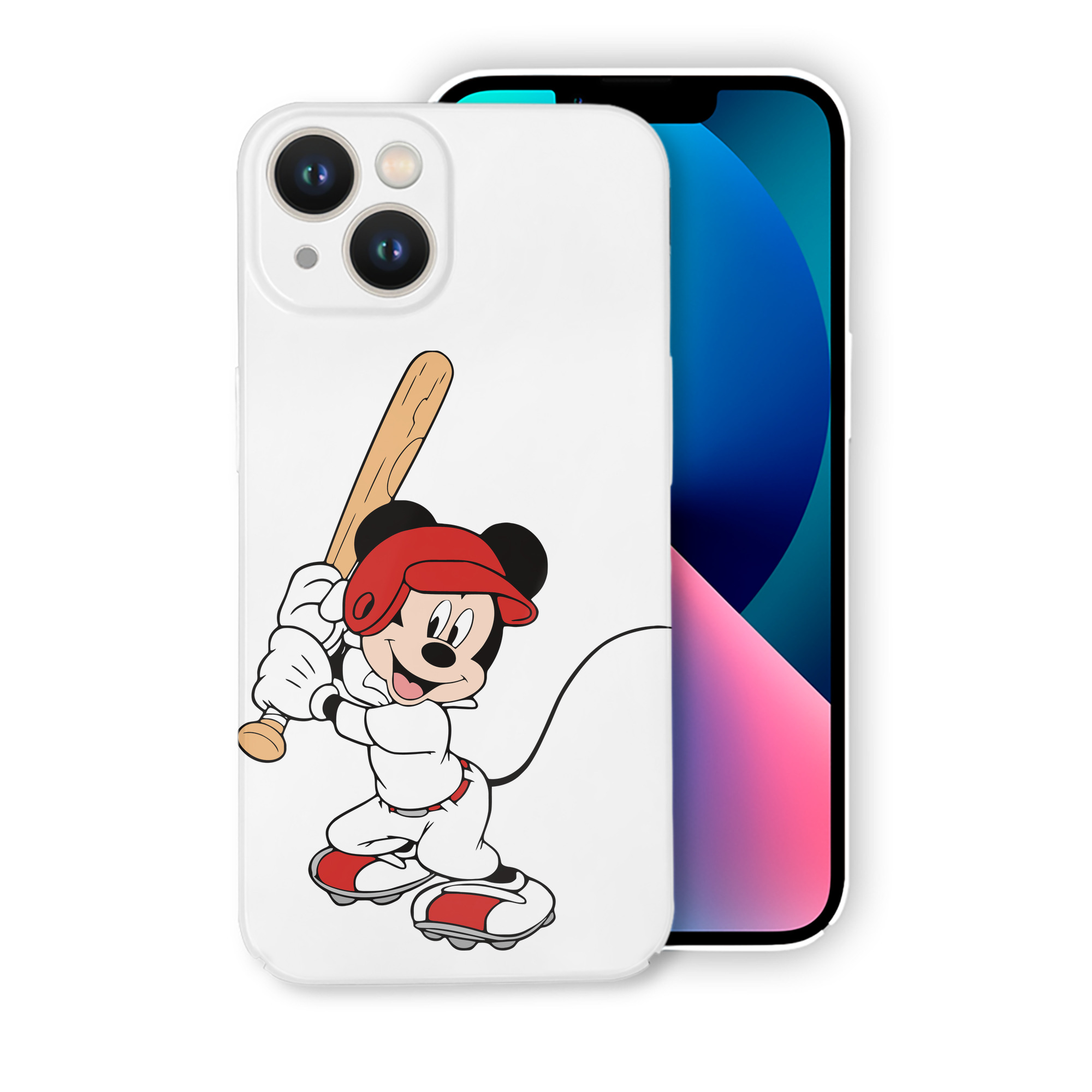 （画像用） ミッキーマウス Mickey Mouse 【iPhone 14シリーズ対応】ハードケース