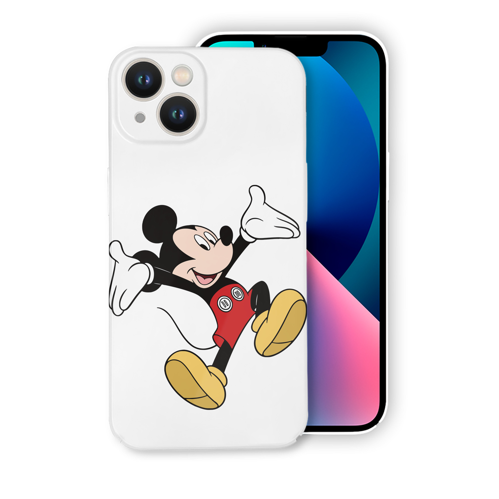 （画像用） ミッキーマウス Mickey Mouse 【iPhone 14シリーズ対応】ハードケース