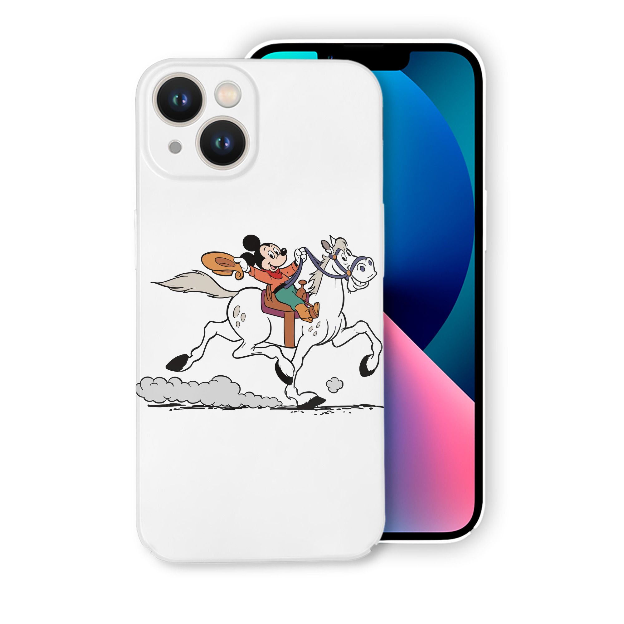 （画像用） ミッキーマウス Mickey Mouse 【iPhone 14シリーズ対応】ハードケース