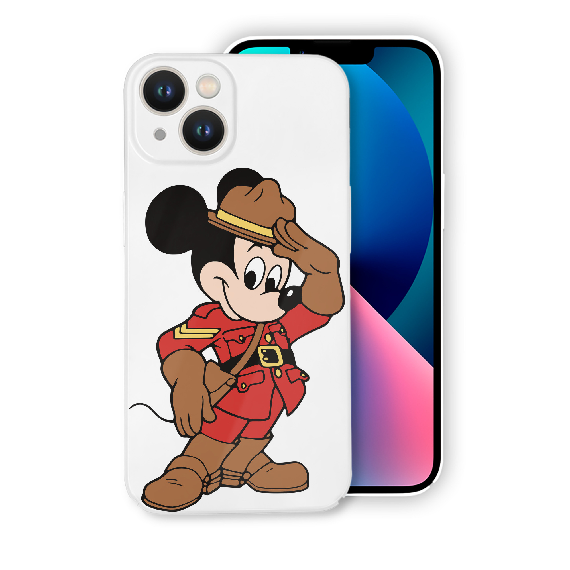 （画像用） ミッキーマウス Mickey Mouse 【iPhone 14シリーズ対応】ハードケース