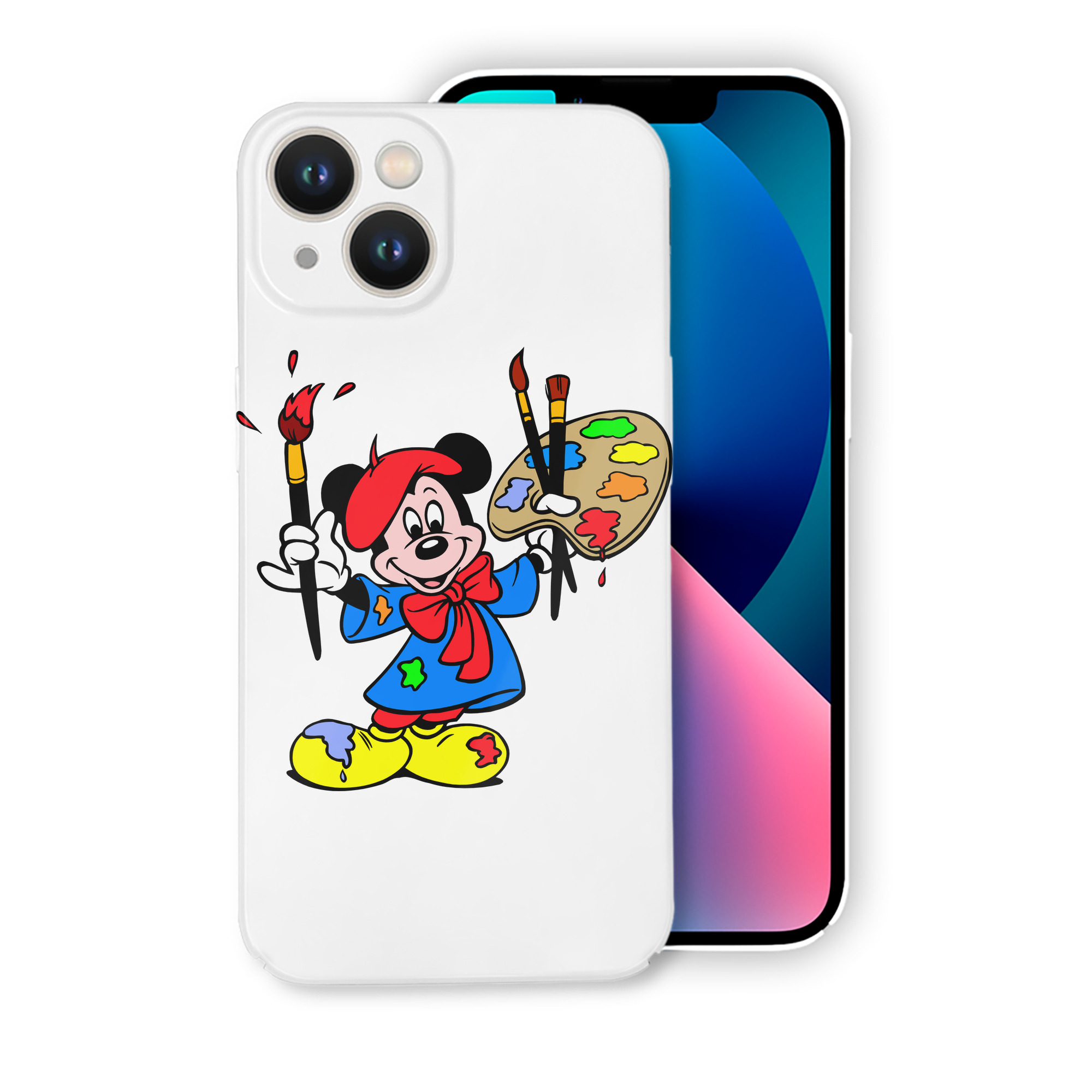 （画像用） ミッキーマウス Mickey Mouse 【iPhone 14シリーズ対応】ハードケース