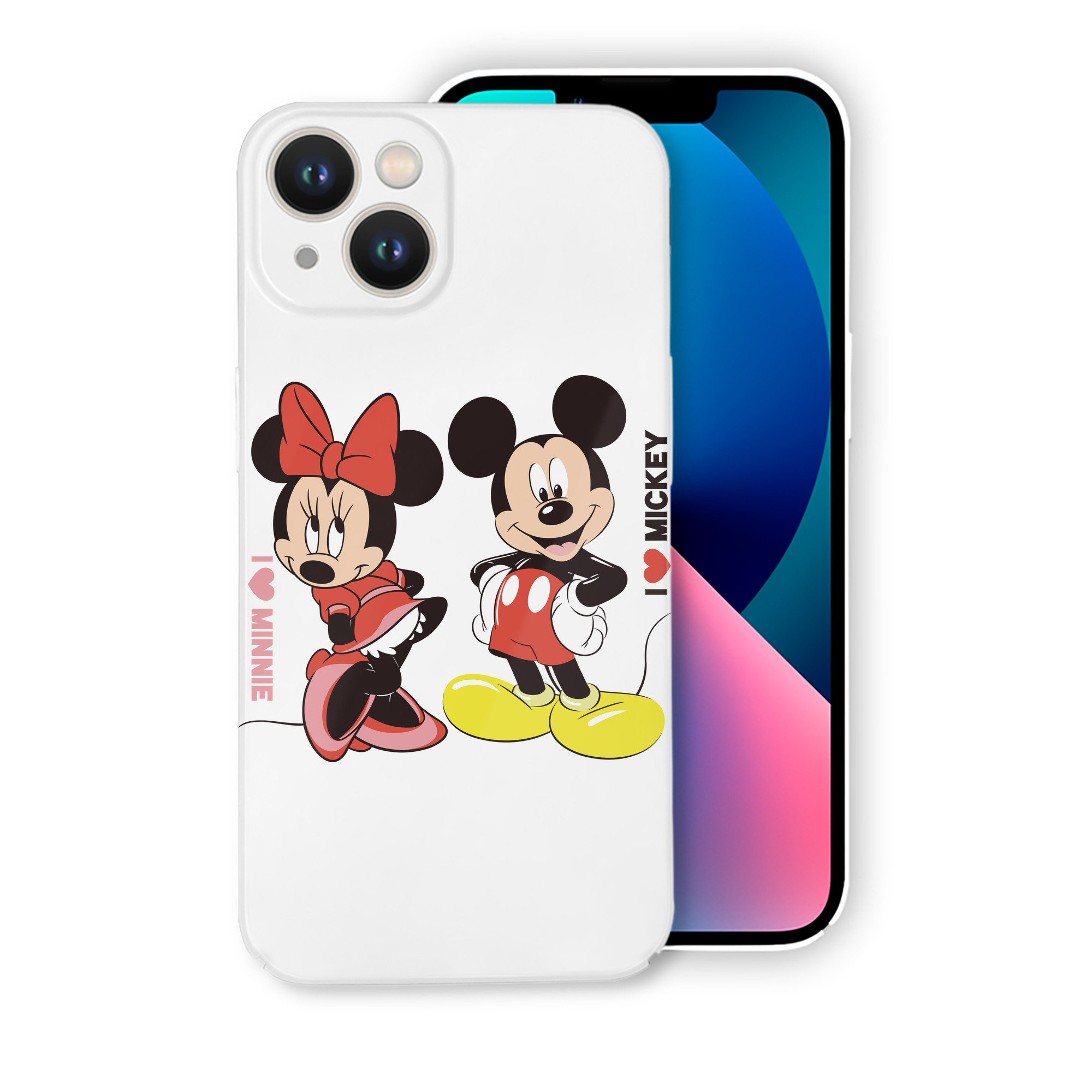 （画像用） ミッキーマウス Mickey Mouse 【iPhone 14シリーズ対応】ハードケース