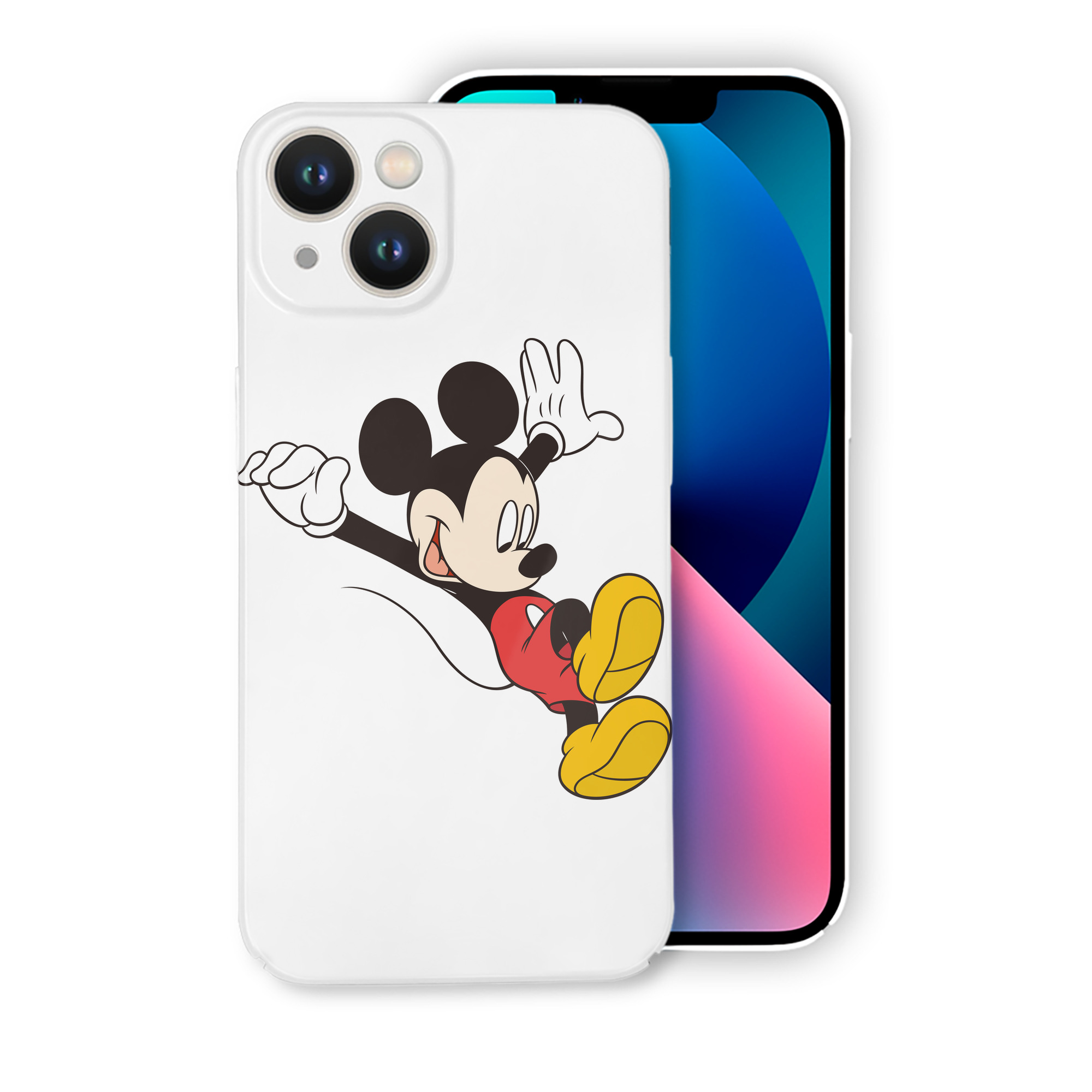 （画像用） ミッキーマウス Mickey Mouse 【iPhone 14シリーズ対応】ハードケース
