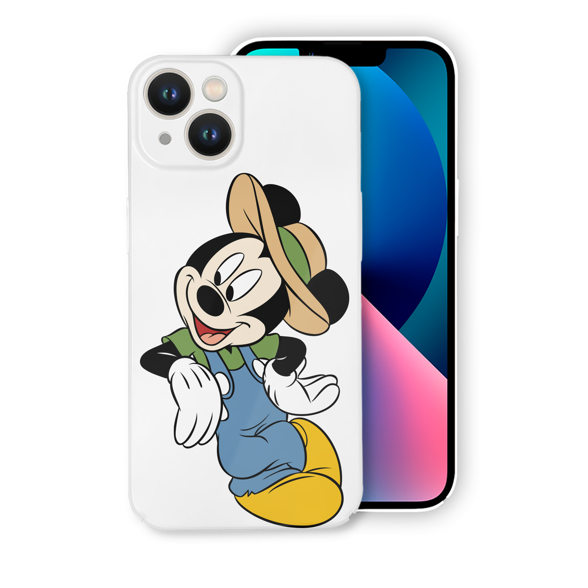 （画像用） ミッキーマウス Mickey Mouse 【iPhone 14シリーズ対応】ハードケース