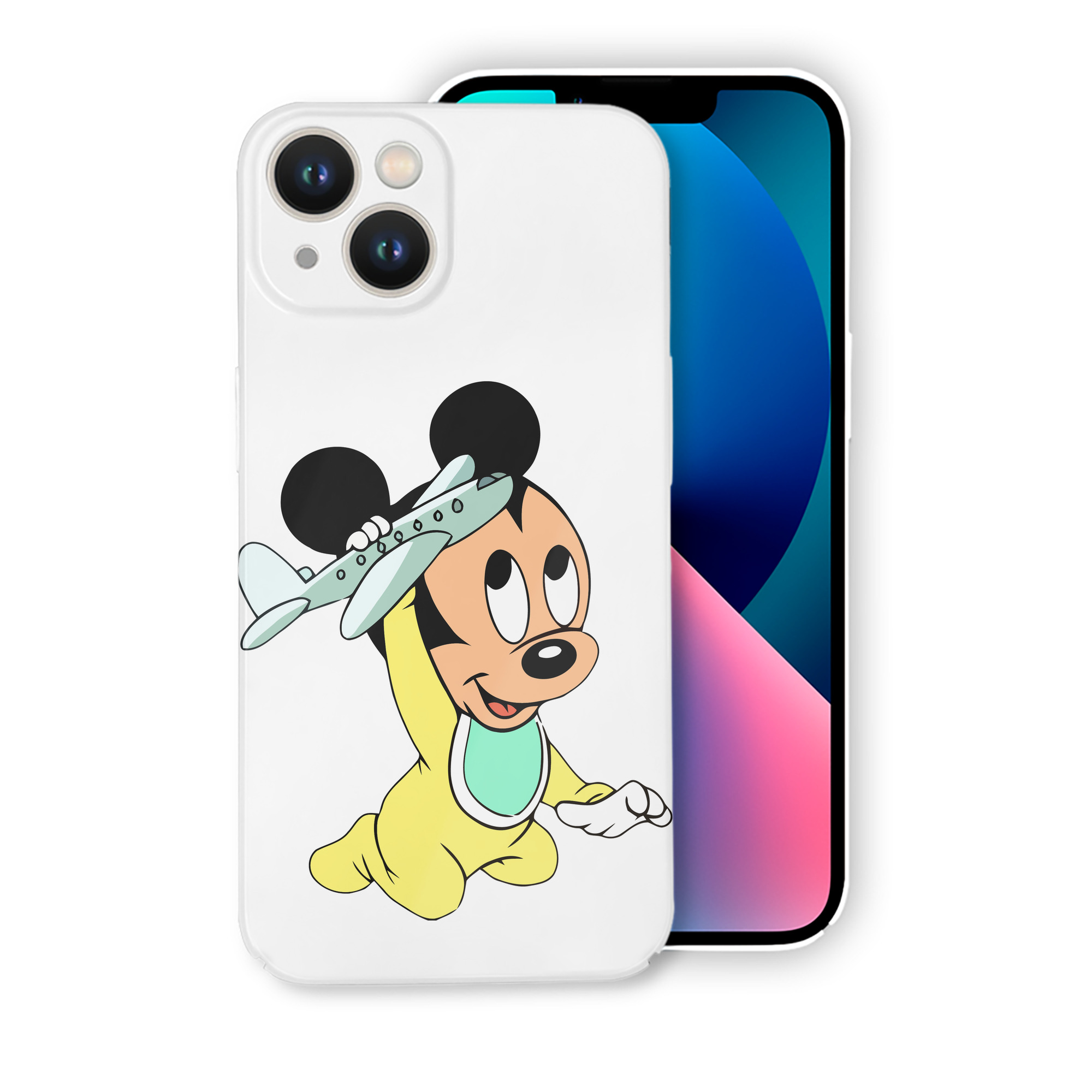 （画像用） ミッキーマウス Mickey Mouse 【iPhone 14シリーズ対応】ハードケース