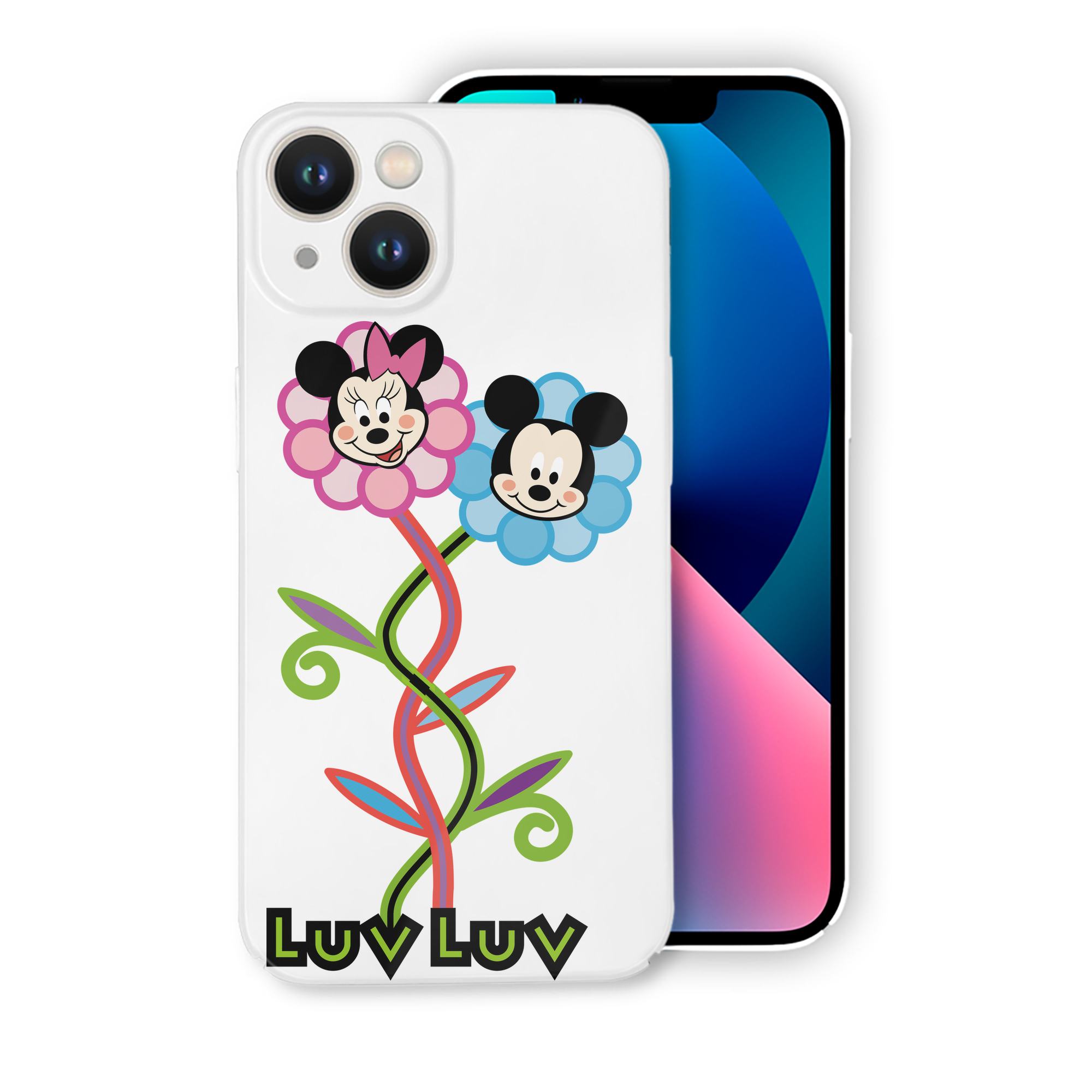 （画像用） ミッキーマウス Mickey Mouse 【iPhone 14シリーズ対応】ハードケース