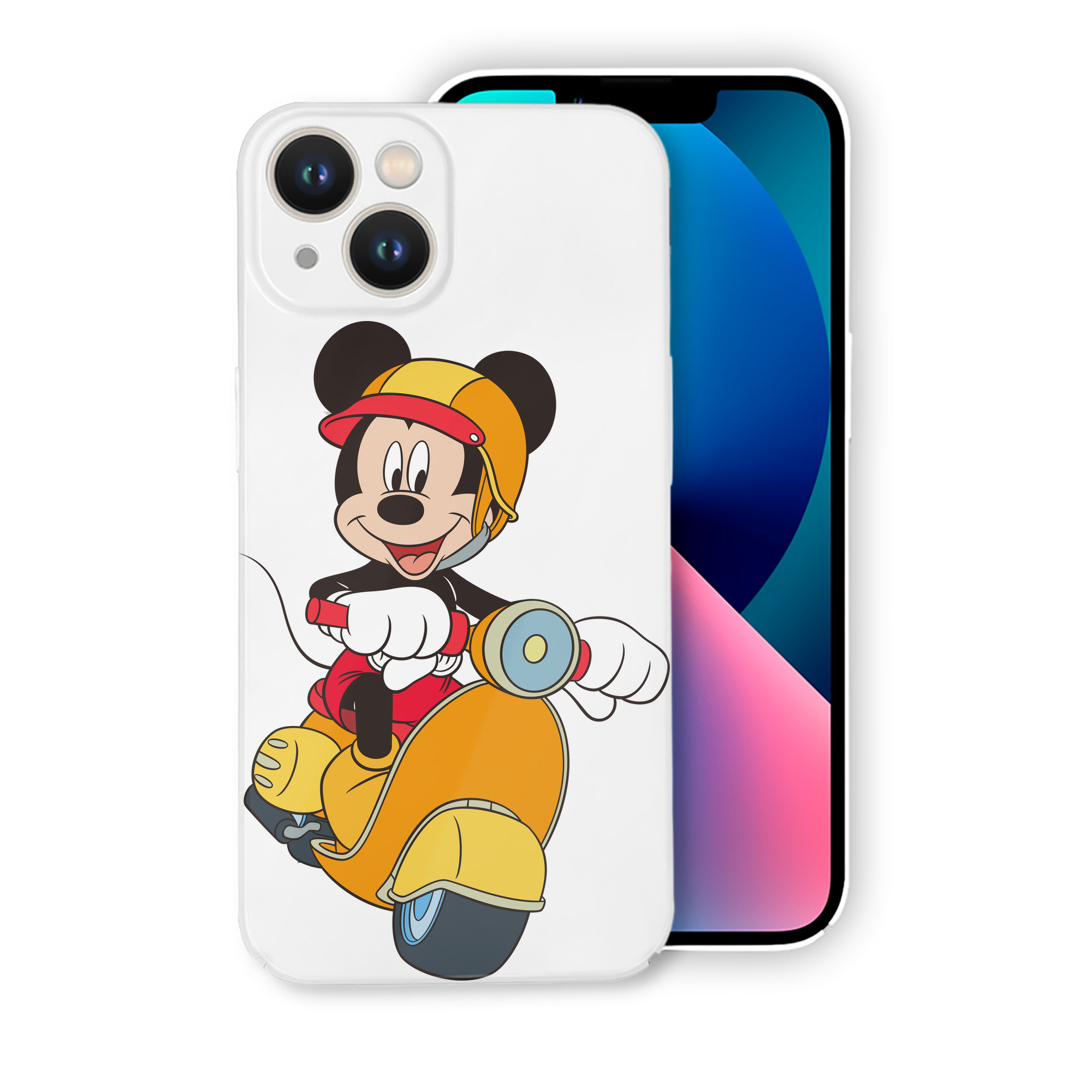 （画像用） ミッキーマウス Mickey Mouse 【iPhone 14シリーズ対応】ハードケース