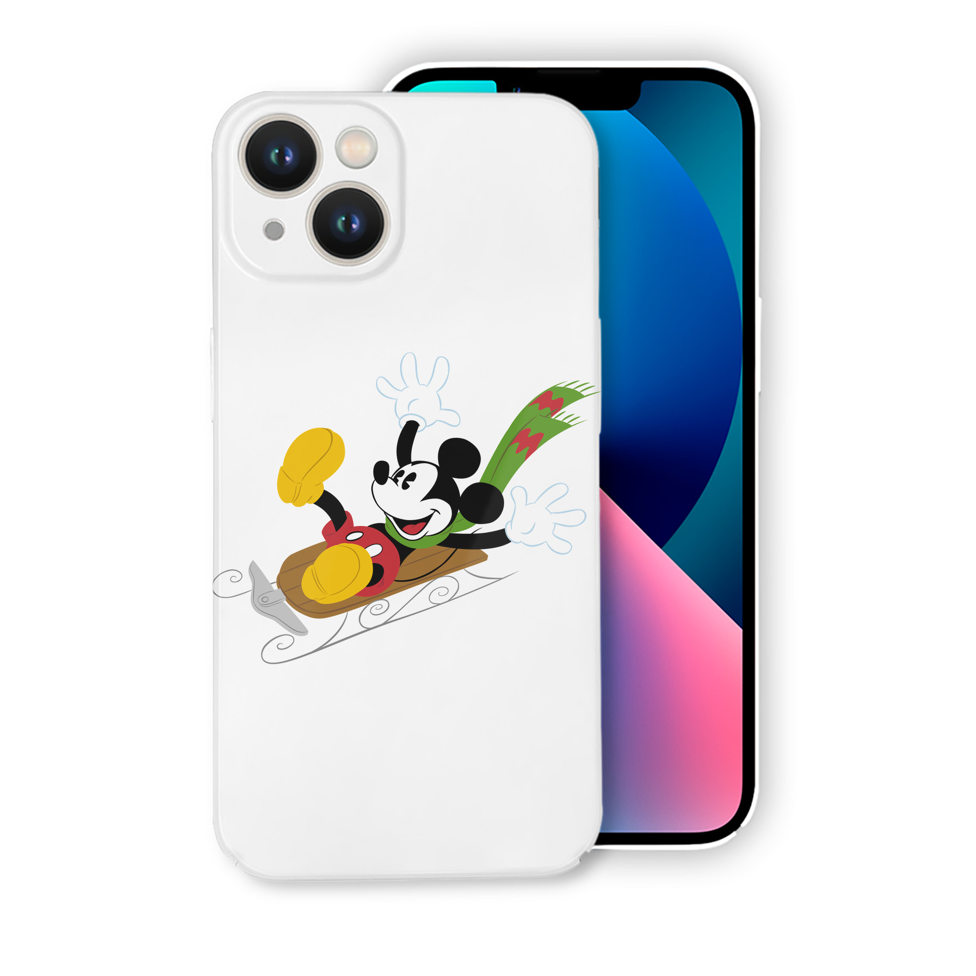 （画像用） ミッキーマウス Mickey Mouse 【iPhone 14シリーズ対応】ハードケース
