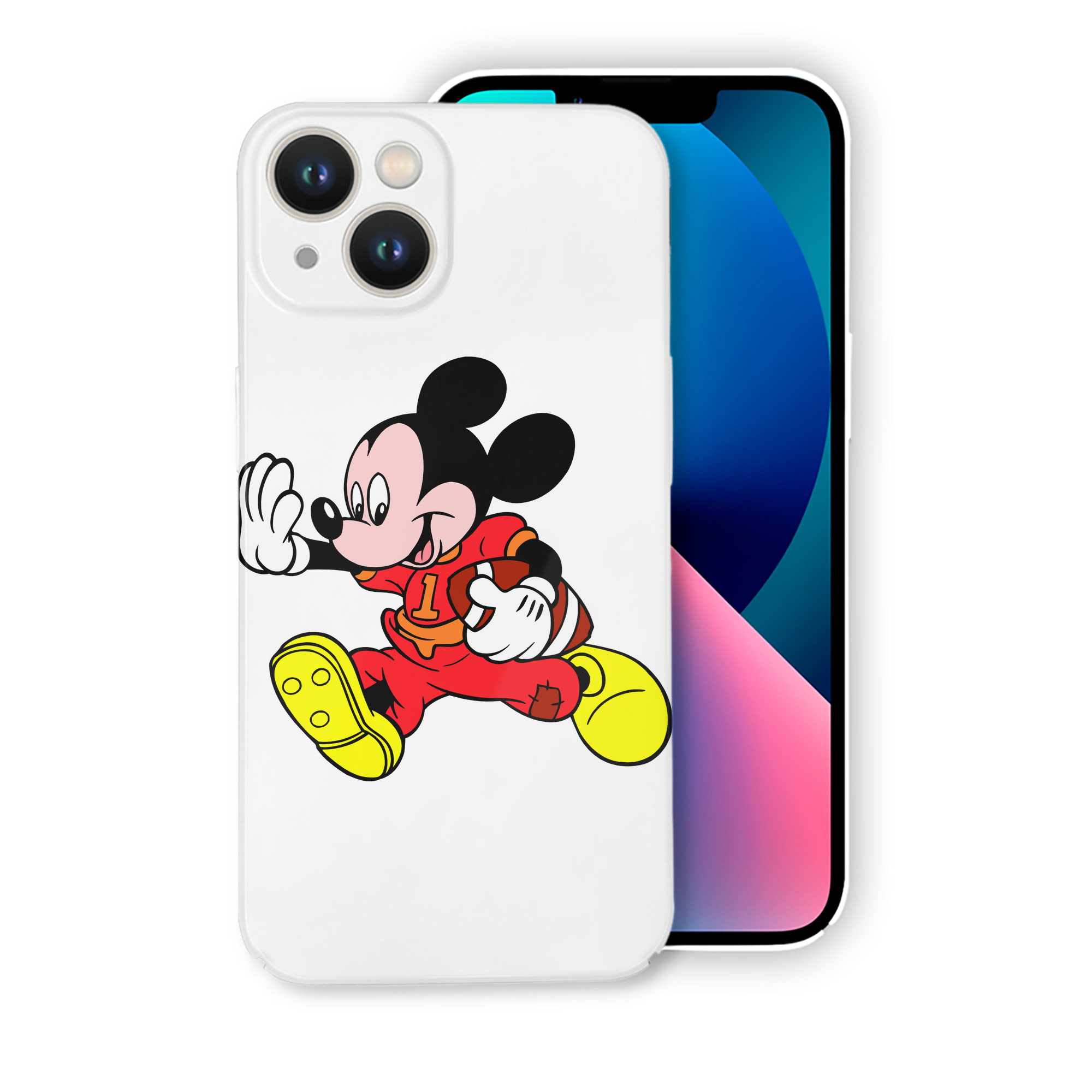（画像用） ミッキーマウス Mickey Mouse 【iPhone 14シリーズ対応】ハードケース